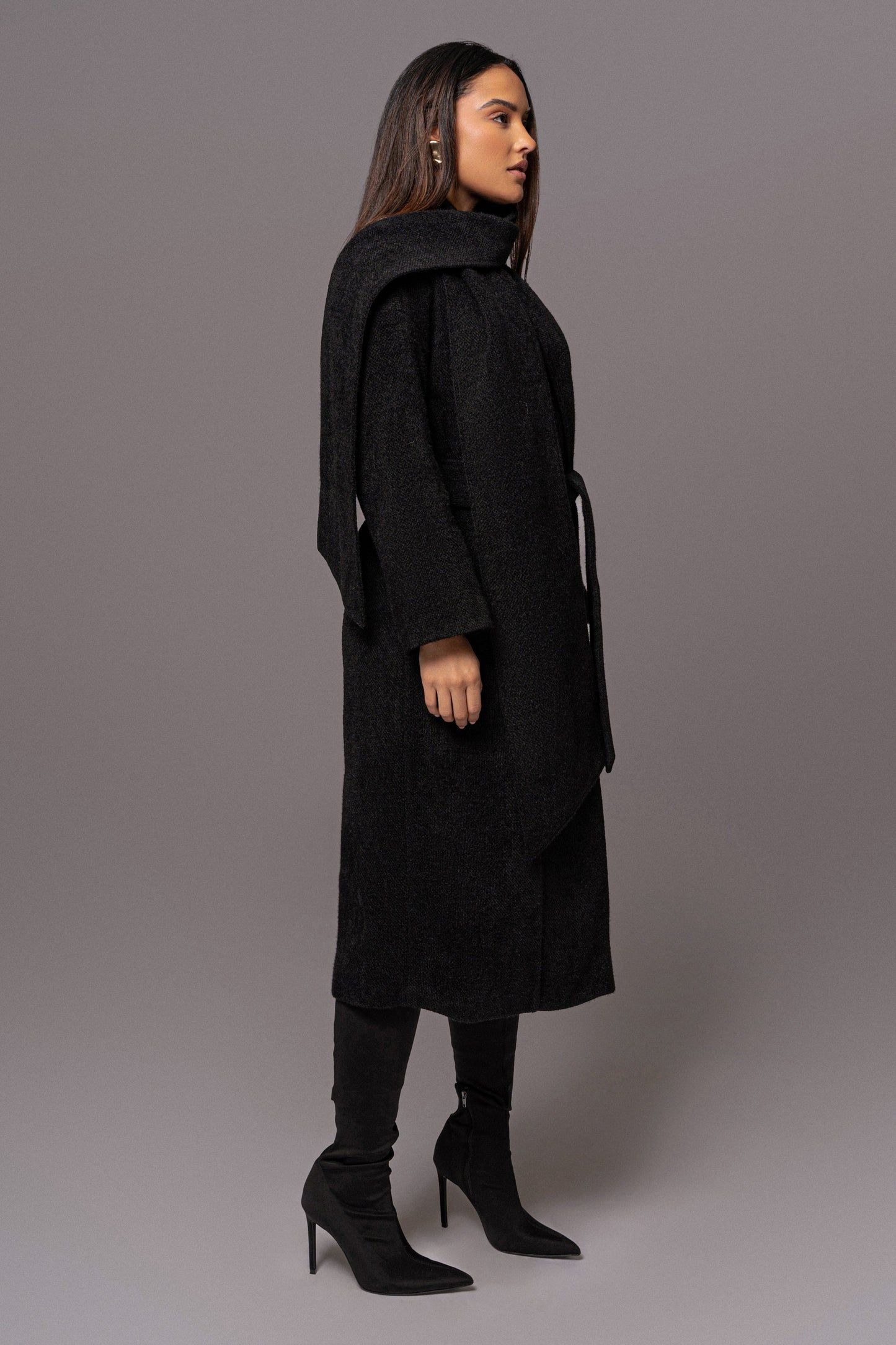 Black Jonah Coat JLUXLABEL
