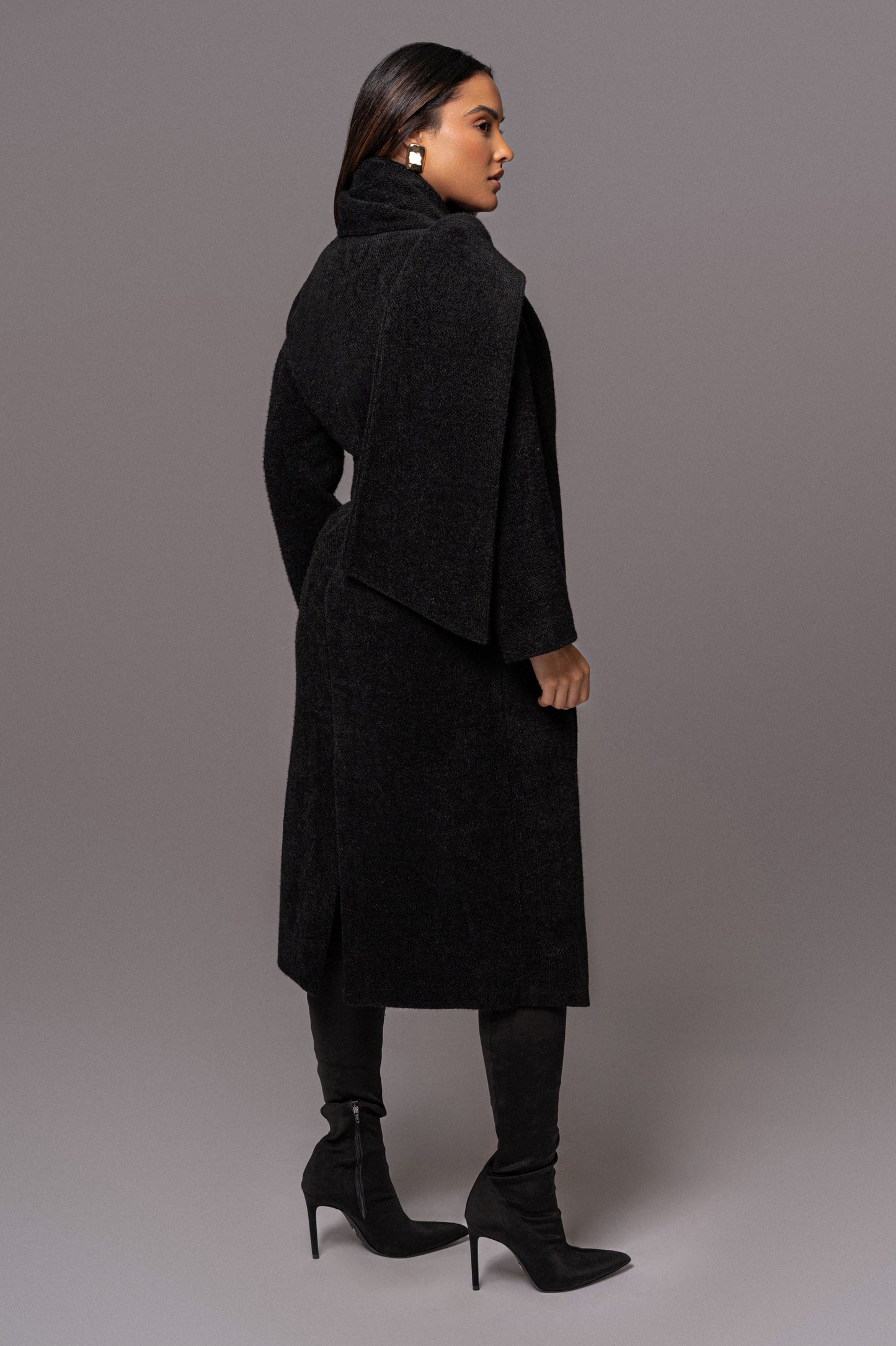 Black Jonah Coat JLUXLABEL