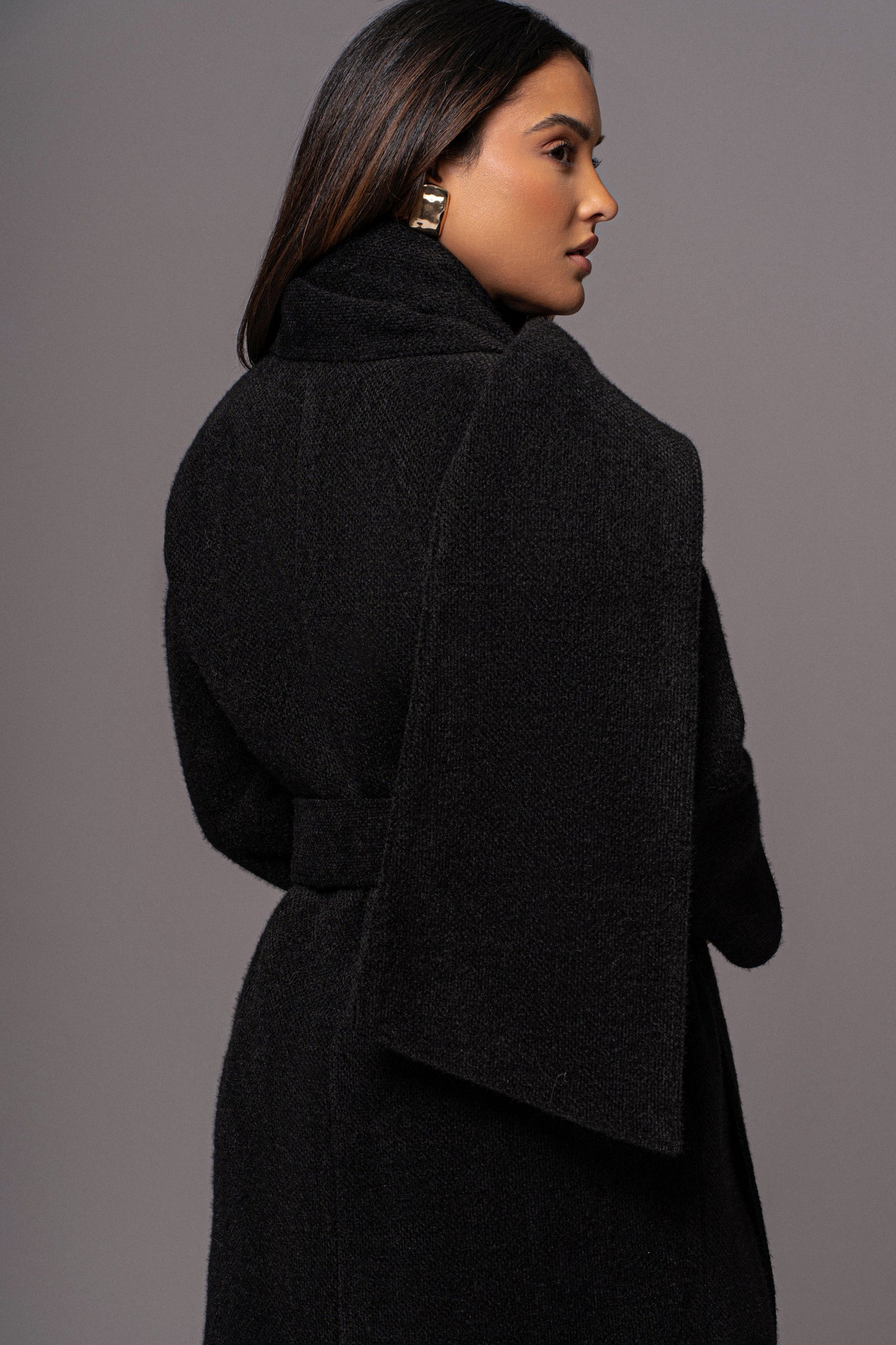 Black Jonah Coat JLUXLABEL
