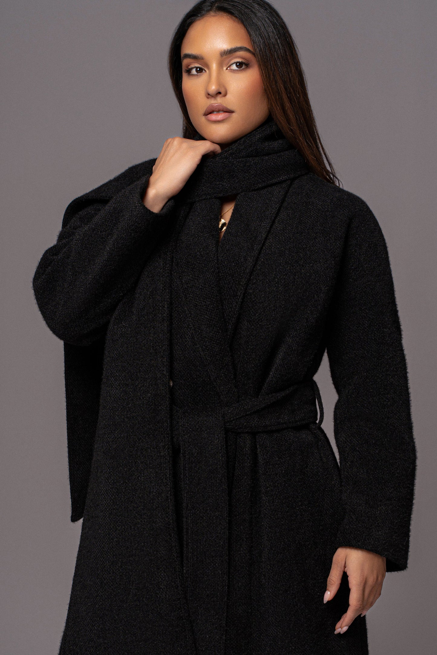 Black Jonah Coat JLUXLABEL