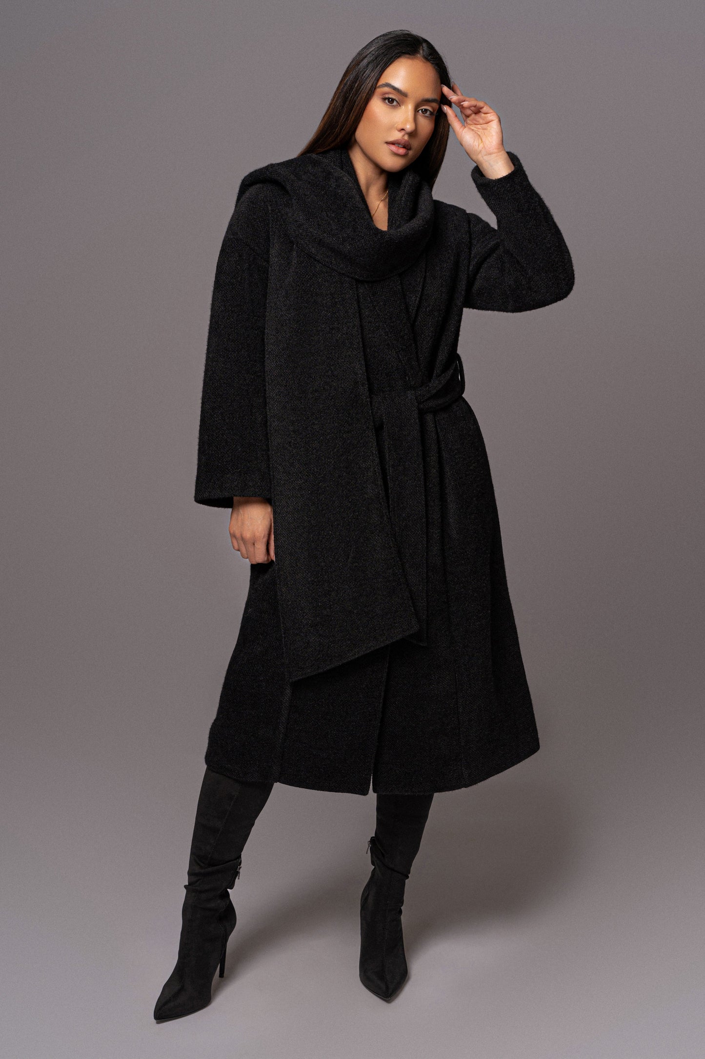 Black Jonah Coat JLUXLABEL
