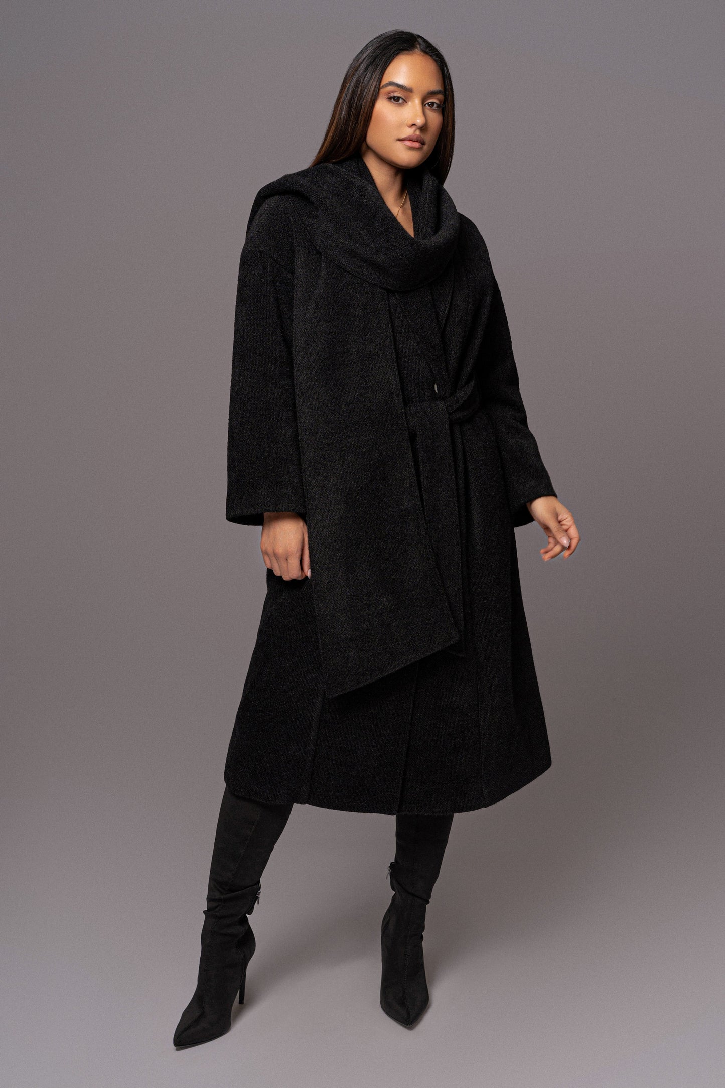 Black Jonah Coat JLUXLABEL