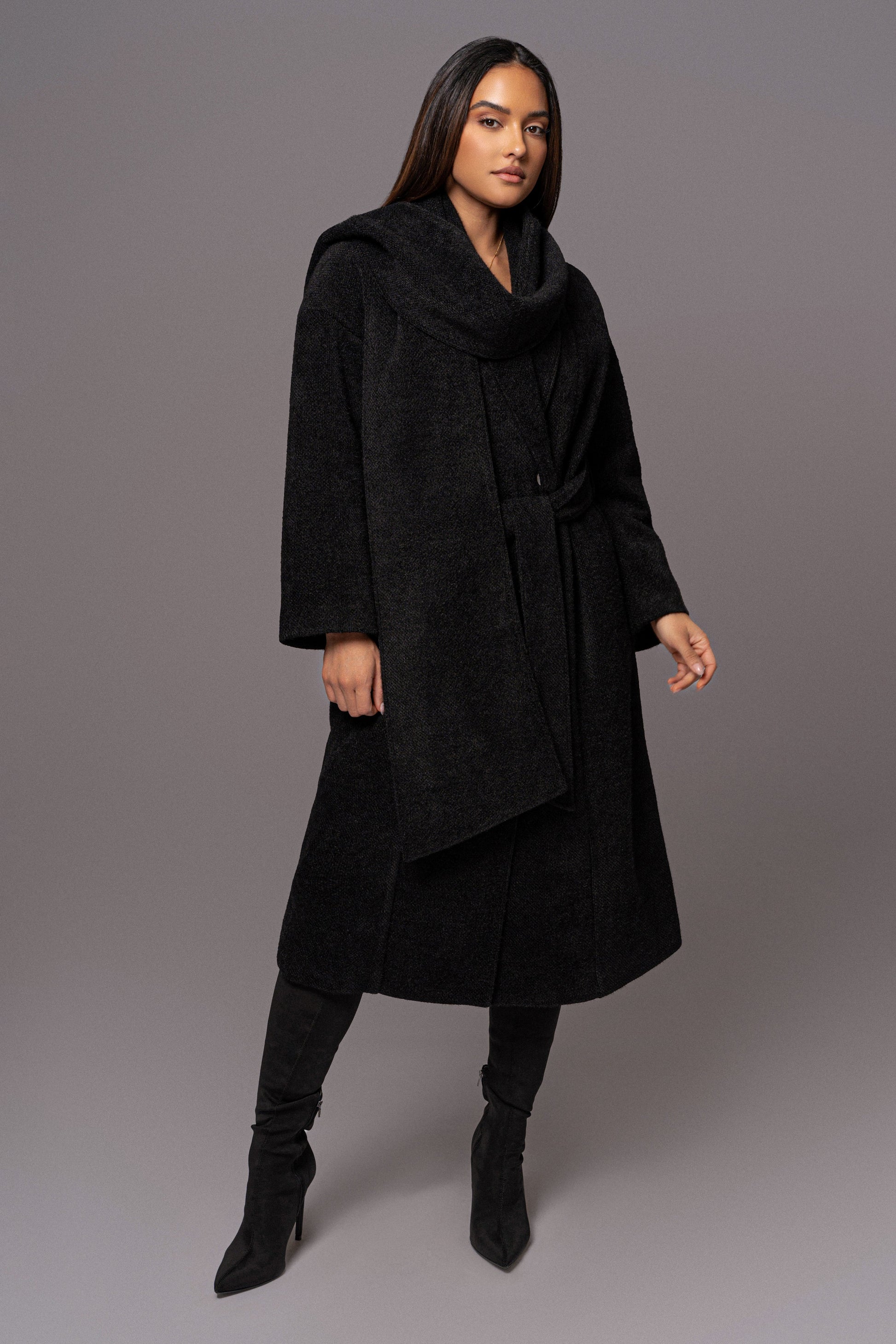 Black Jonah Coat JLUXLABEL