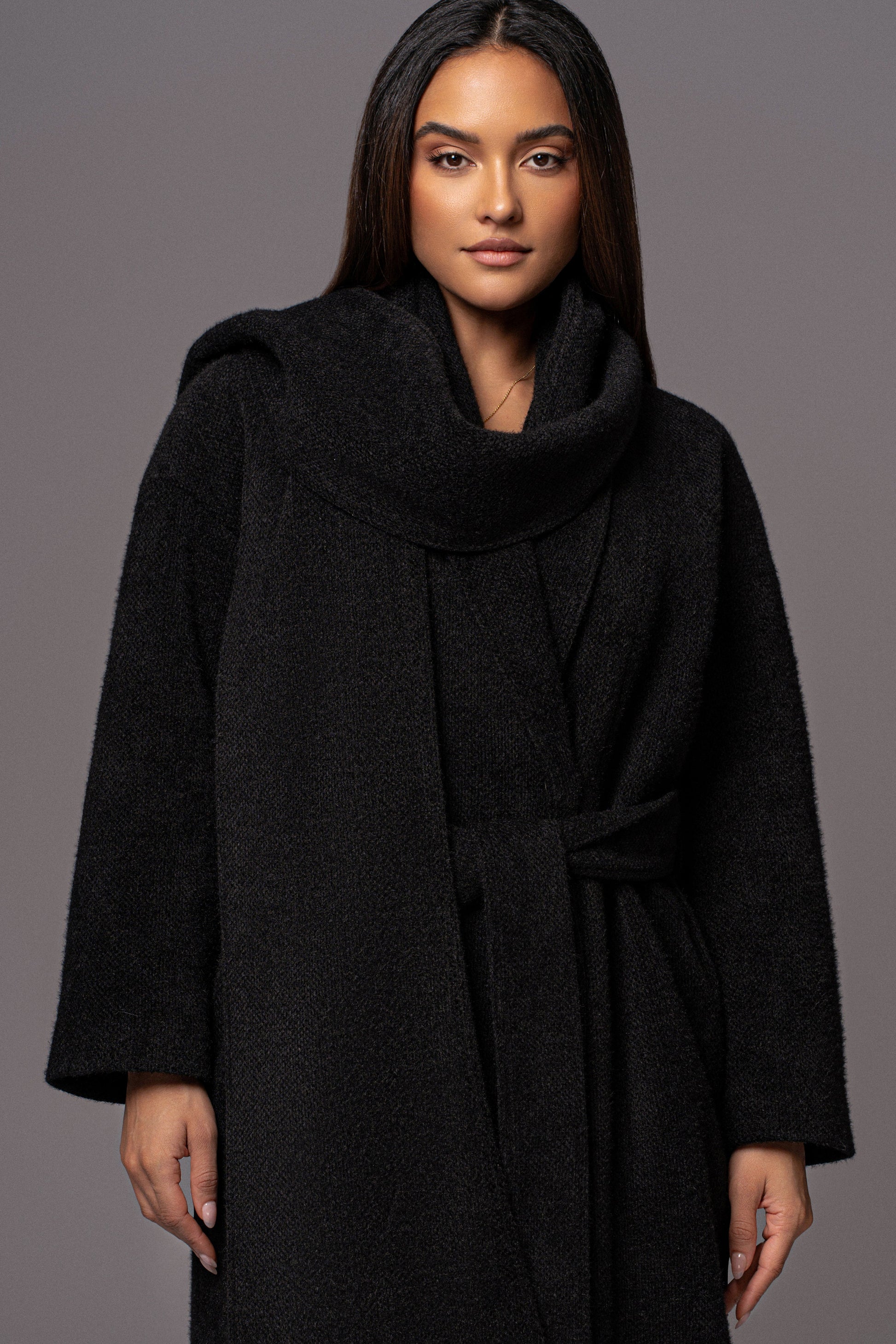 Black Jonah Coat JLUXLABEL