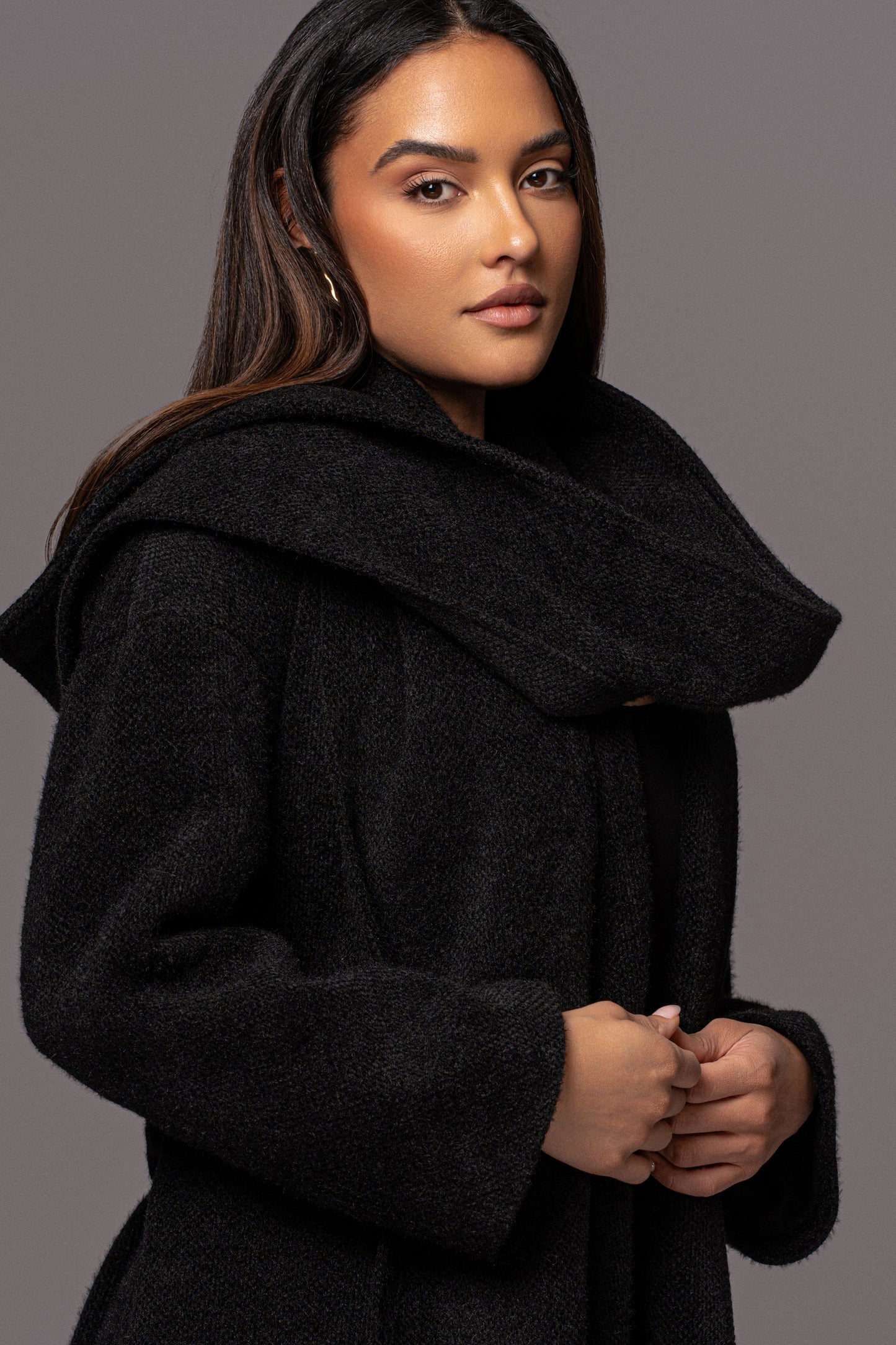 Black Jonah Coat JLUXLABEL