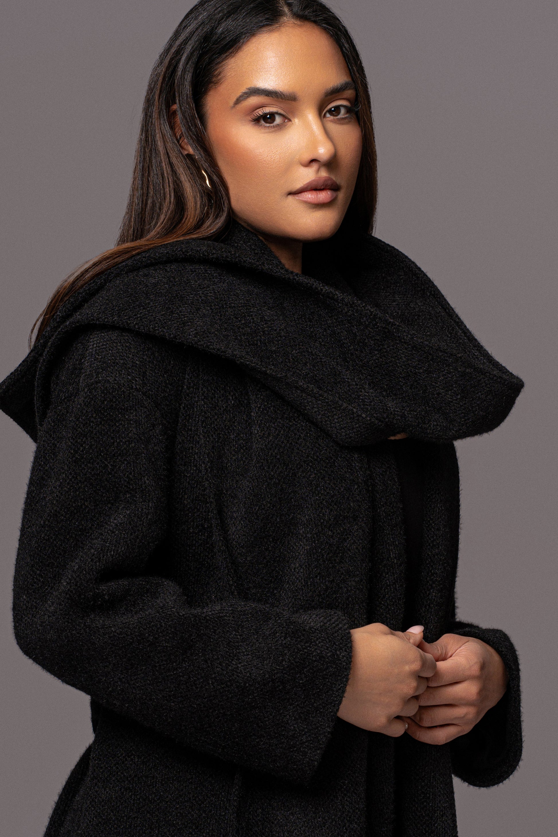 Black Jonah Coat JLUXLABEL
