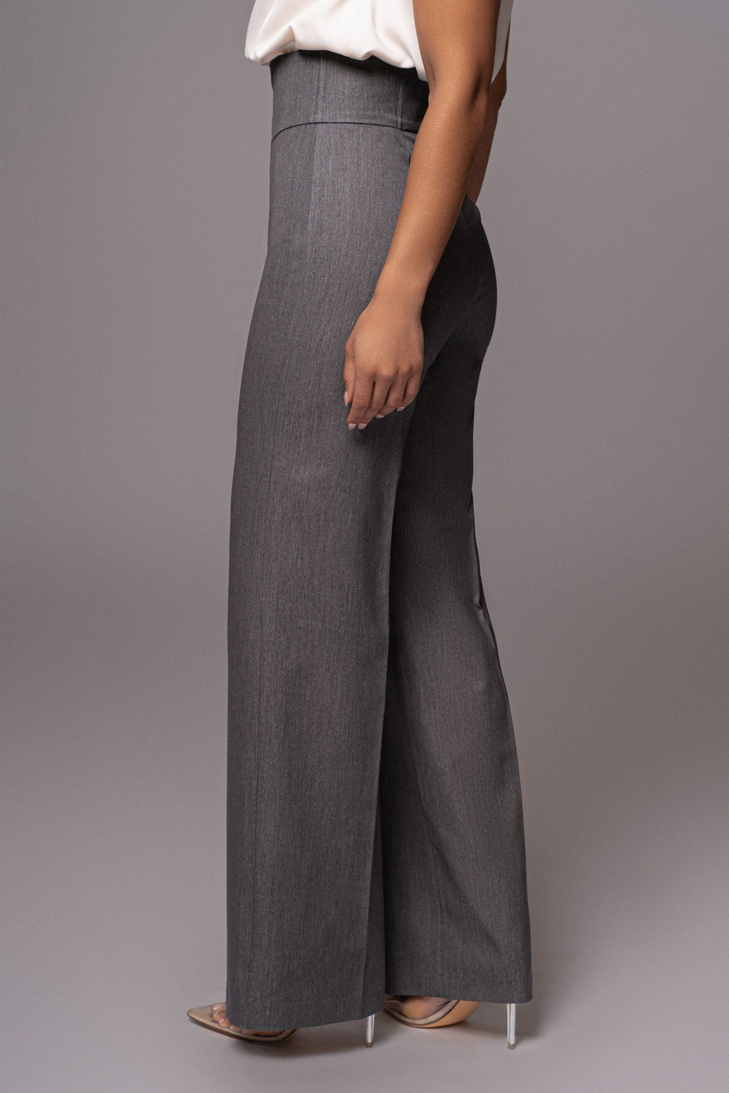 Grey Novena Woven Pants JLUXLABEL