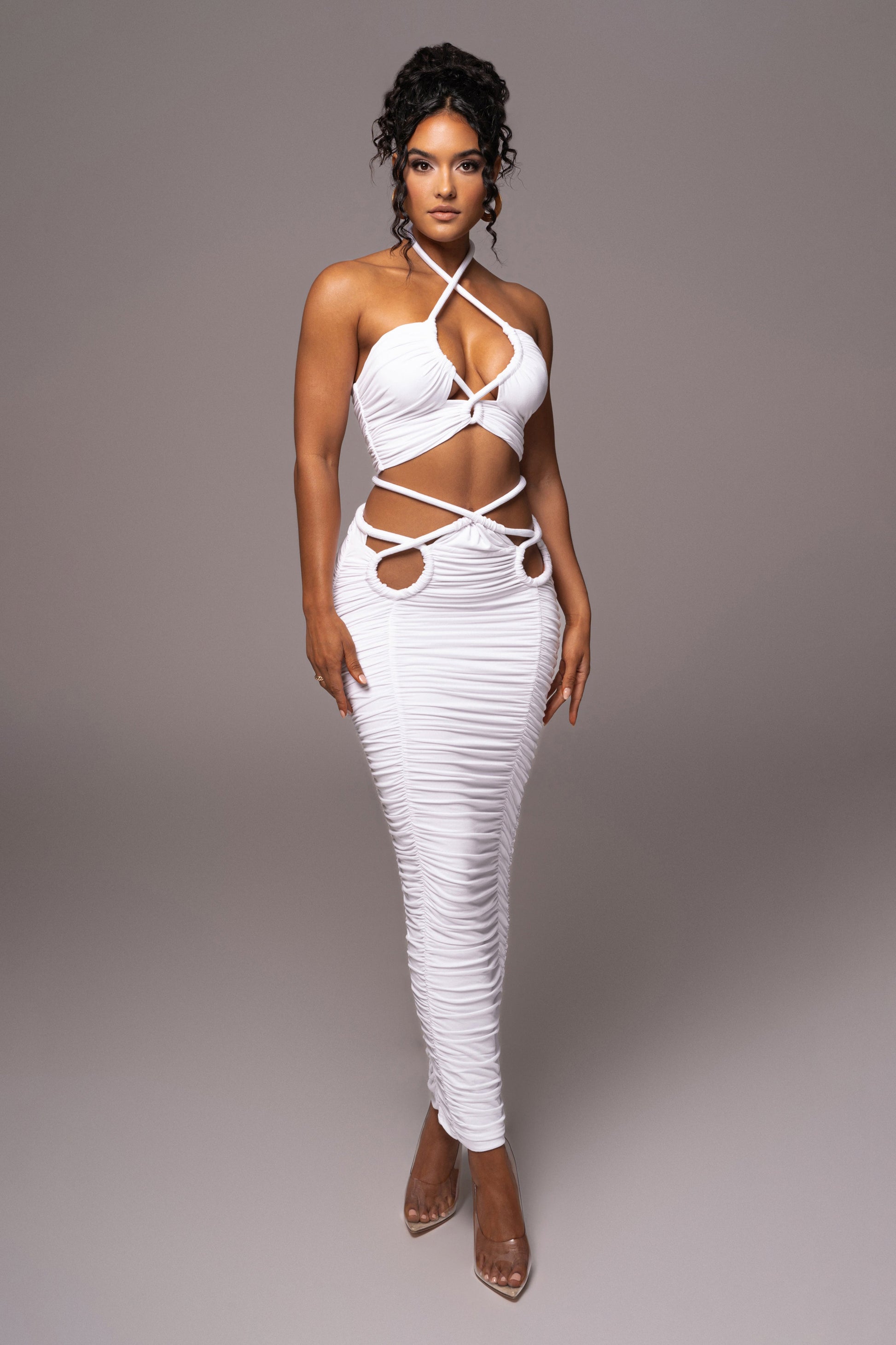 Ivory Go The Distance Skirt Set JLUXLABEL