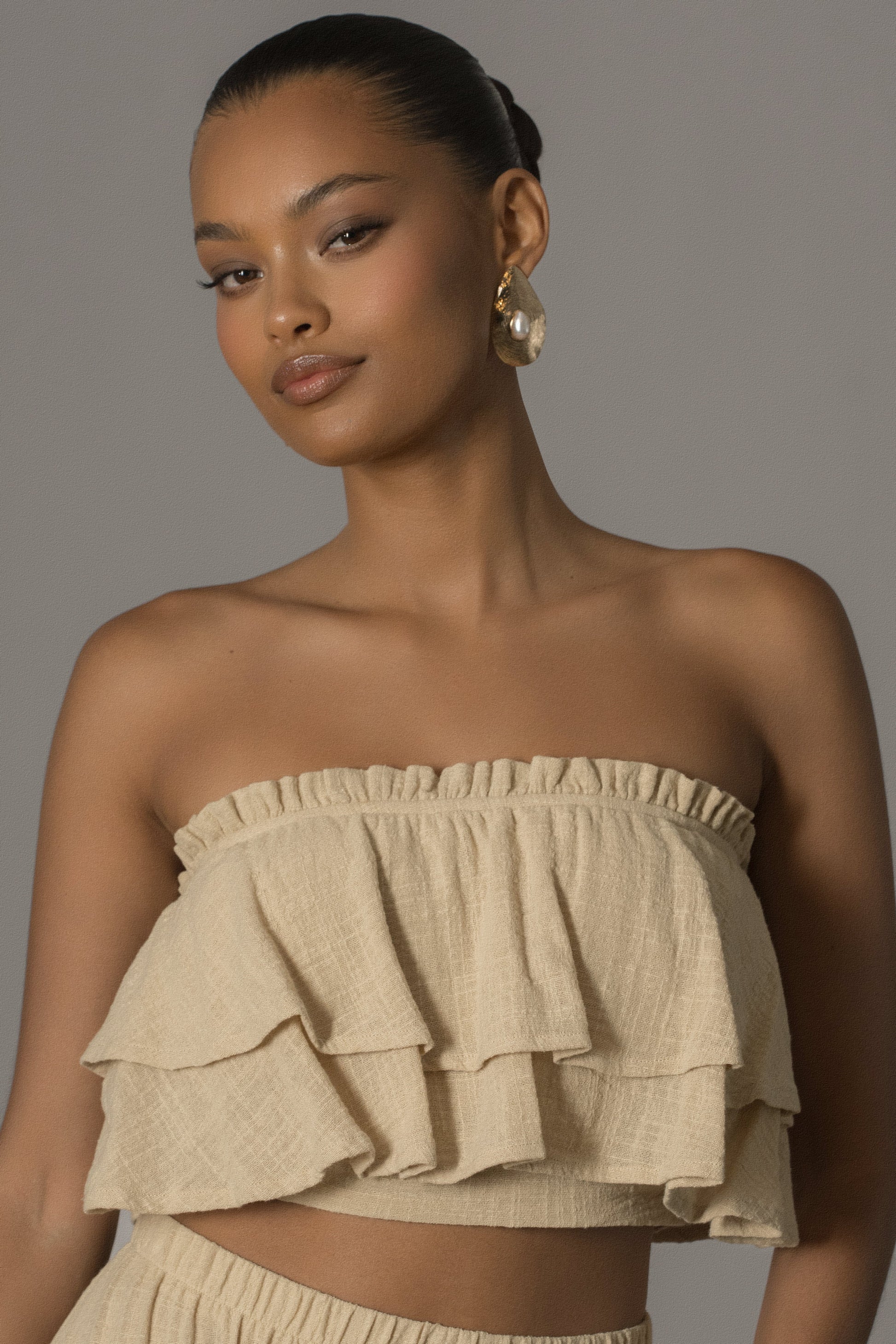 Beige By The Sea Skirt Set JLUXLABEL