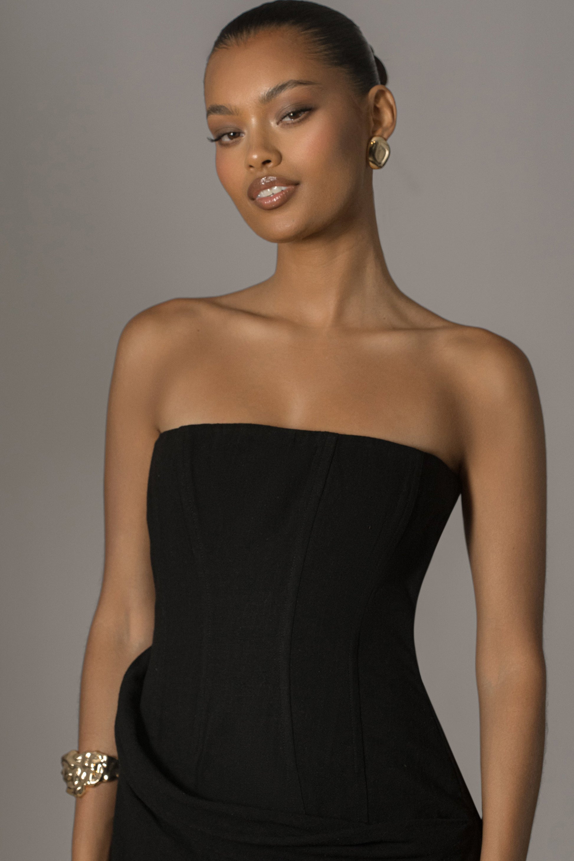 Black Journey Linen Maxi Dress JLUXLABEL