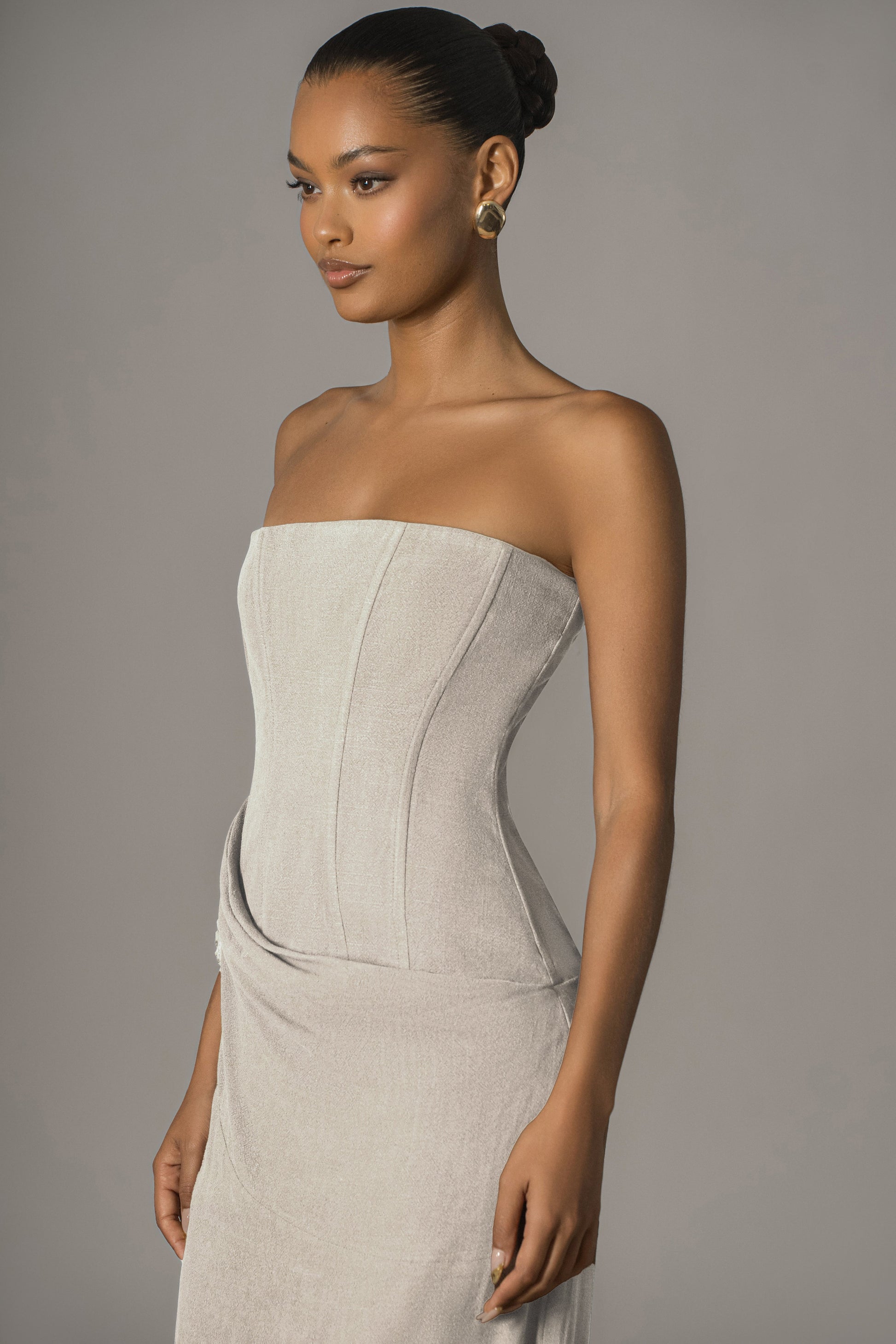 Natural Journey Linen Maxi Dress JLUXLABEL