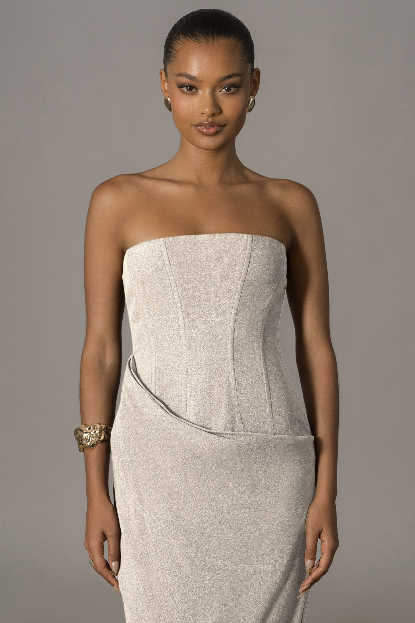 Natural Journey Linen Maxi Dress JLUXLABEL