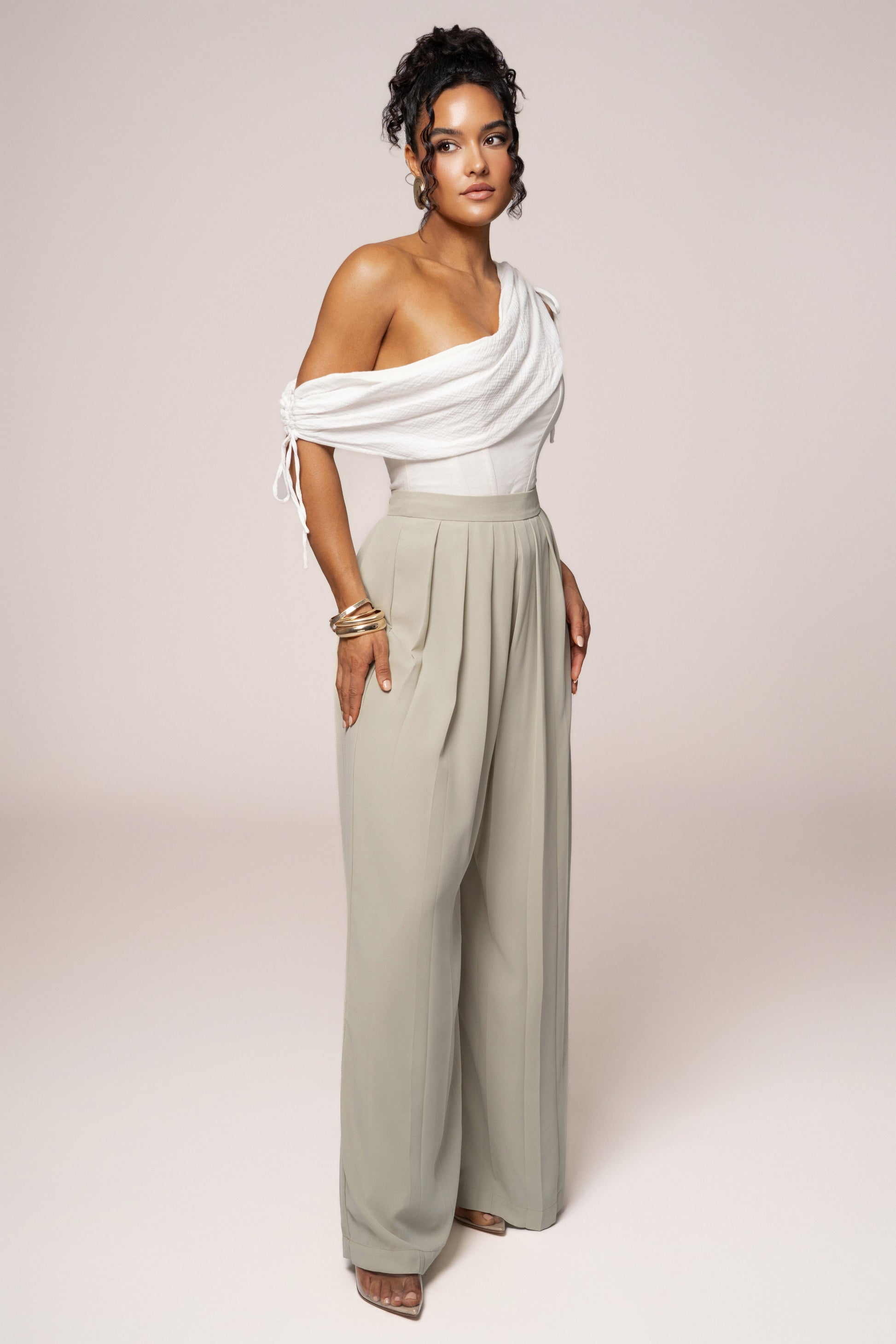 Off-White New Obsession Draped Top NEWFASHIONEDGE