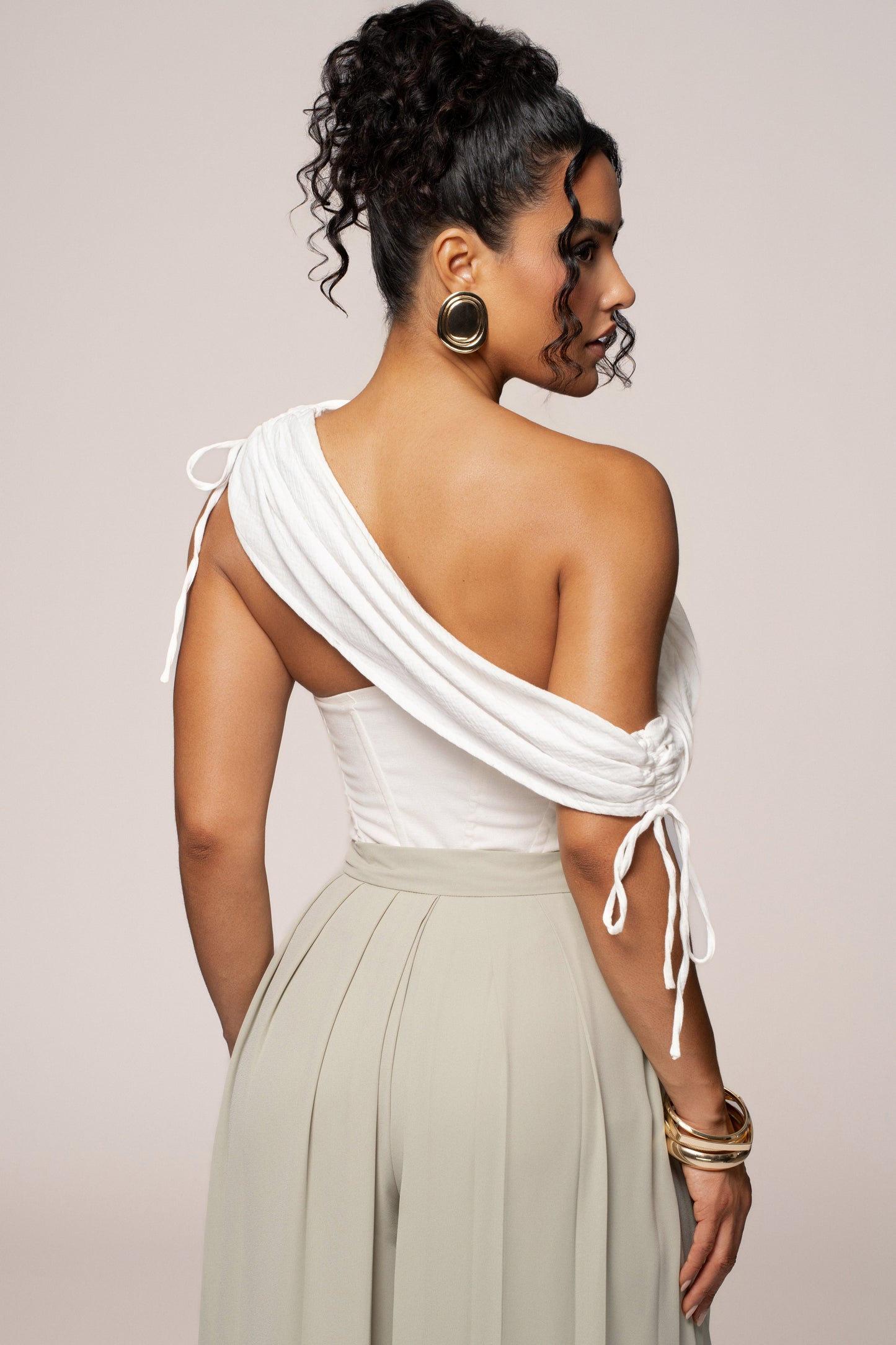 Off-White New Obsession Draped Top NEWFASHIONEDGE