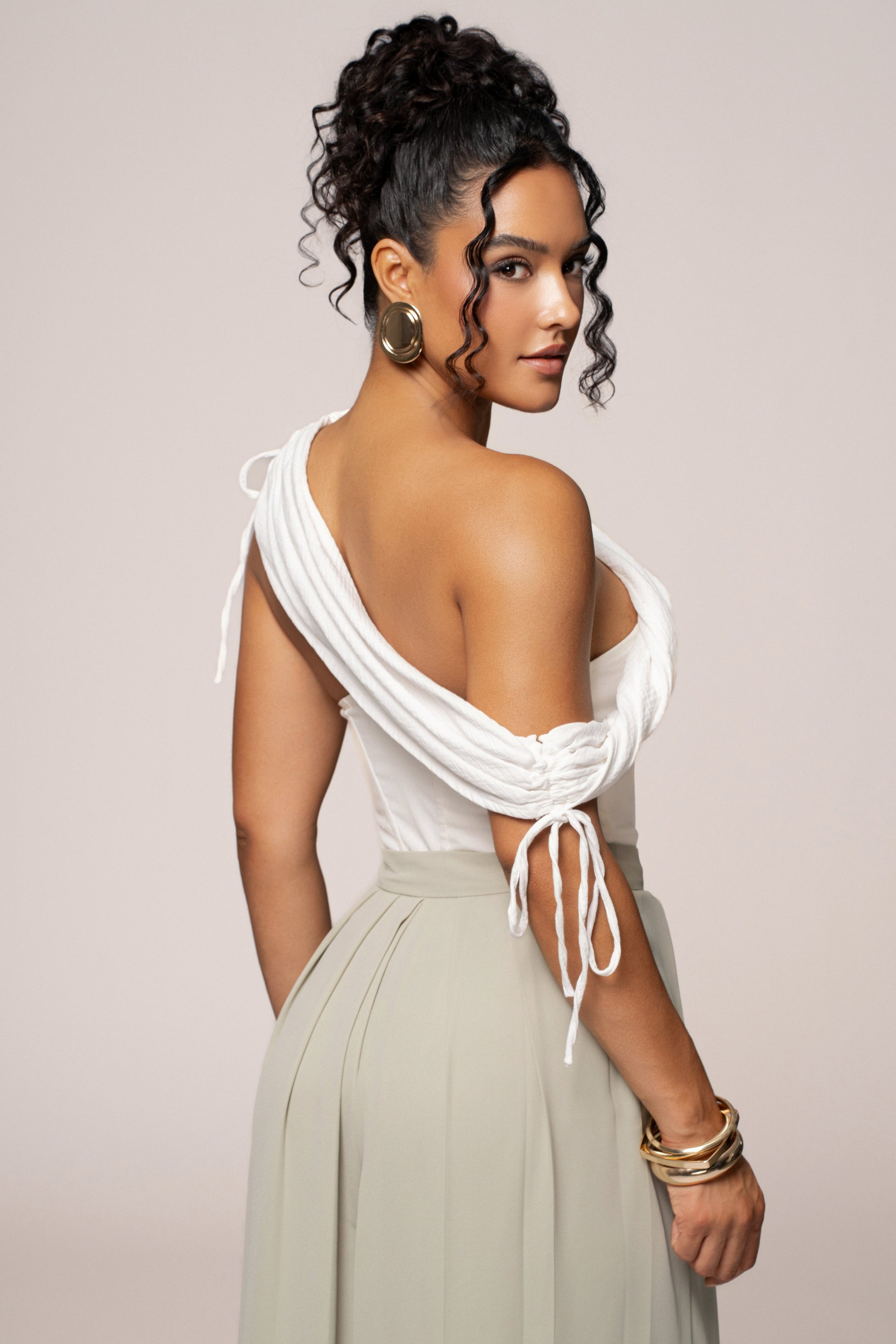 Off-White New Obsession Draped Top NEWFASHIONEDGE