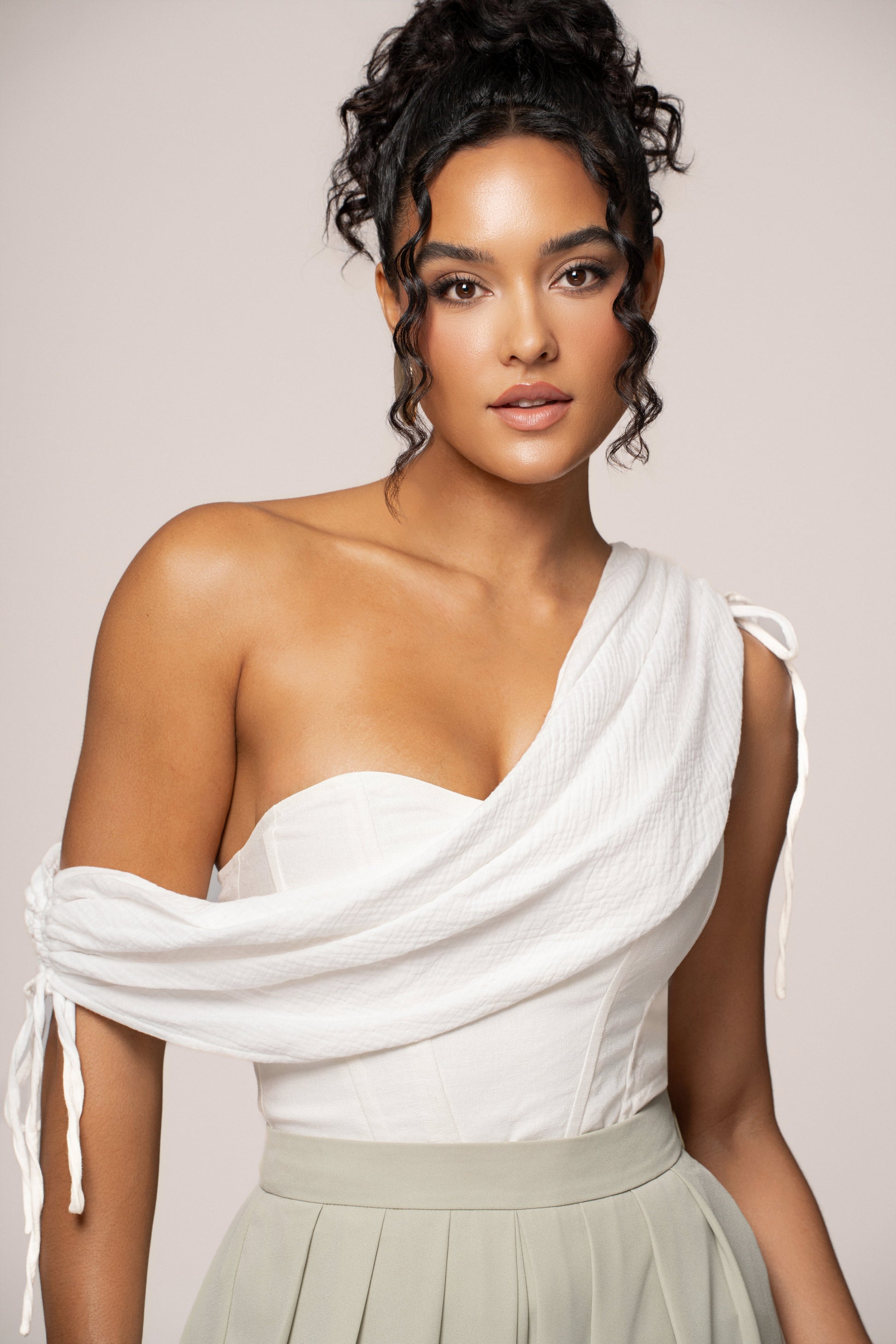 Off-White New Obsession Draped Top NEWFASHIONEDGE