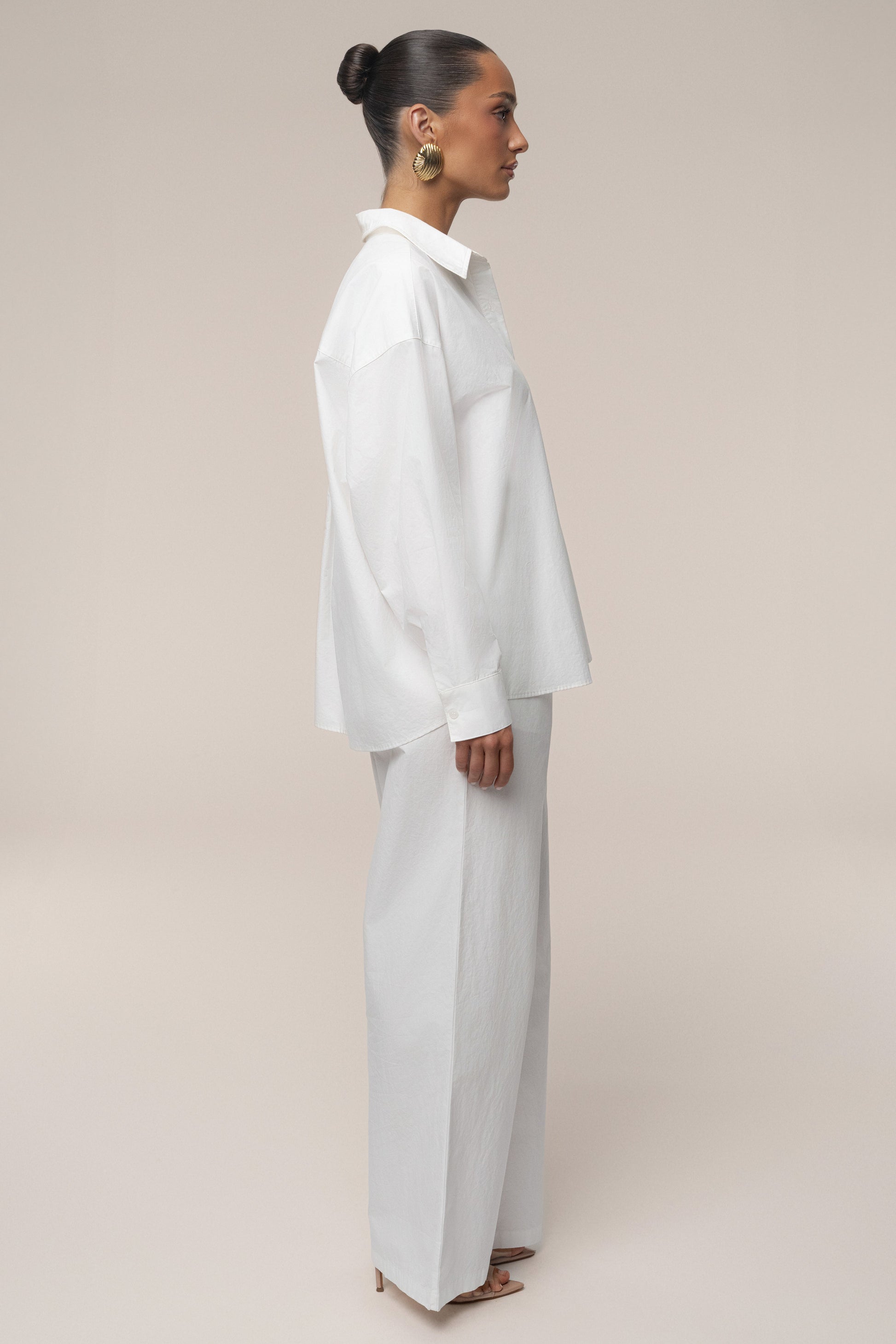 Ivory Leon Poplin Pant NEWFASHIONEDGE