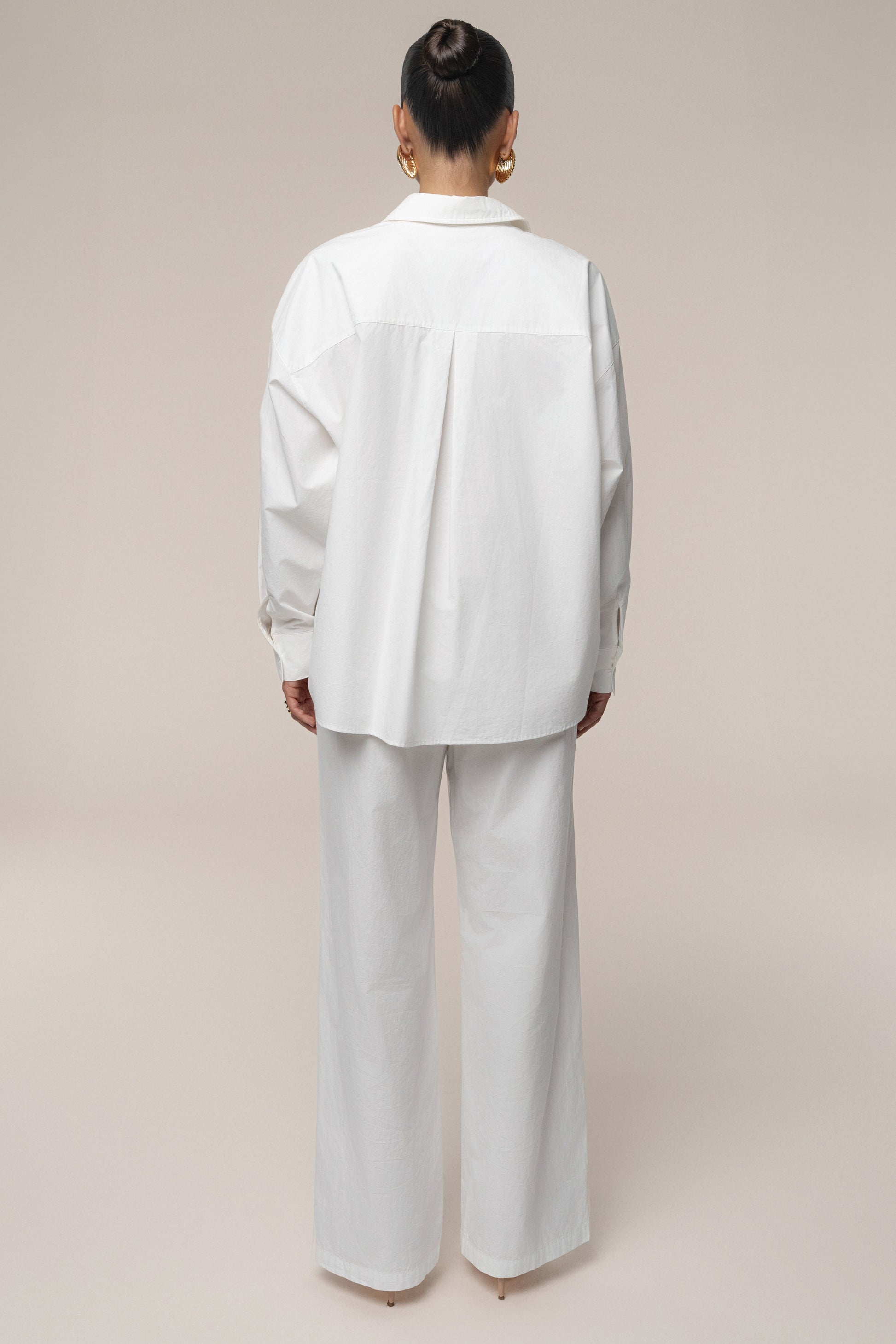 Ivory Leon Poplin Shirt JLUXLABEL