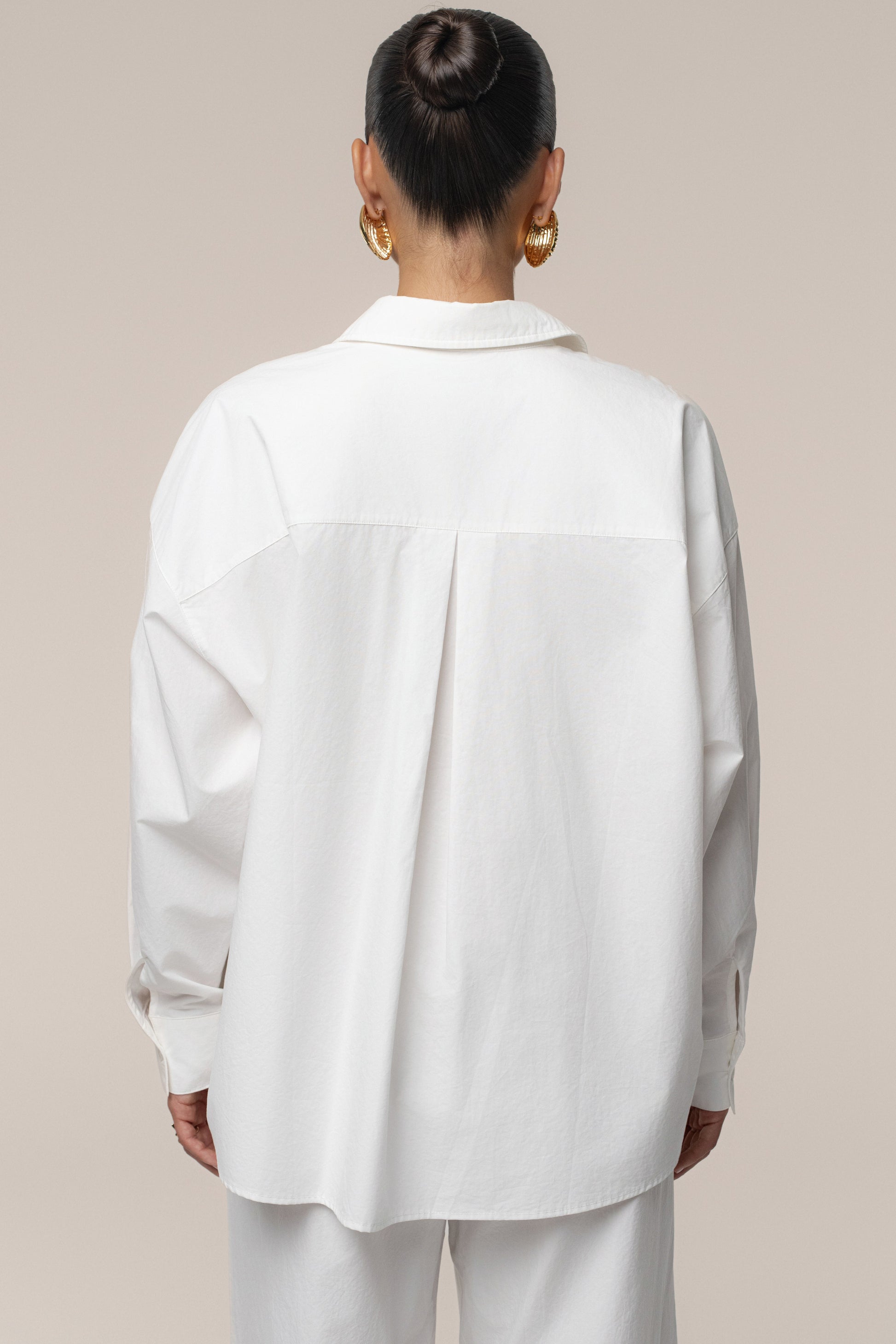 Ivory Leon Poplin Shirt JLUXLABEL