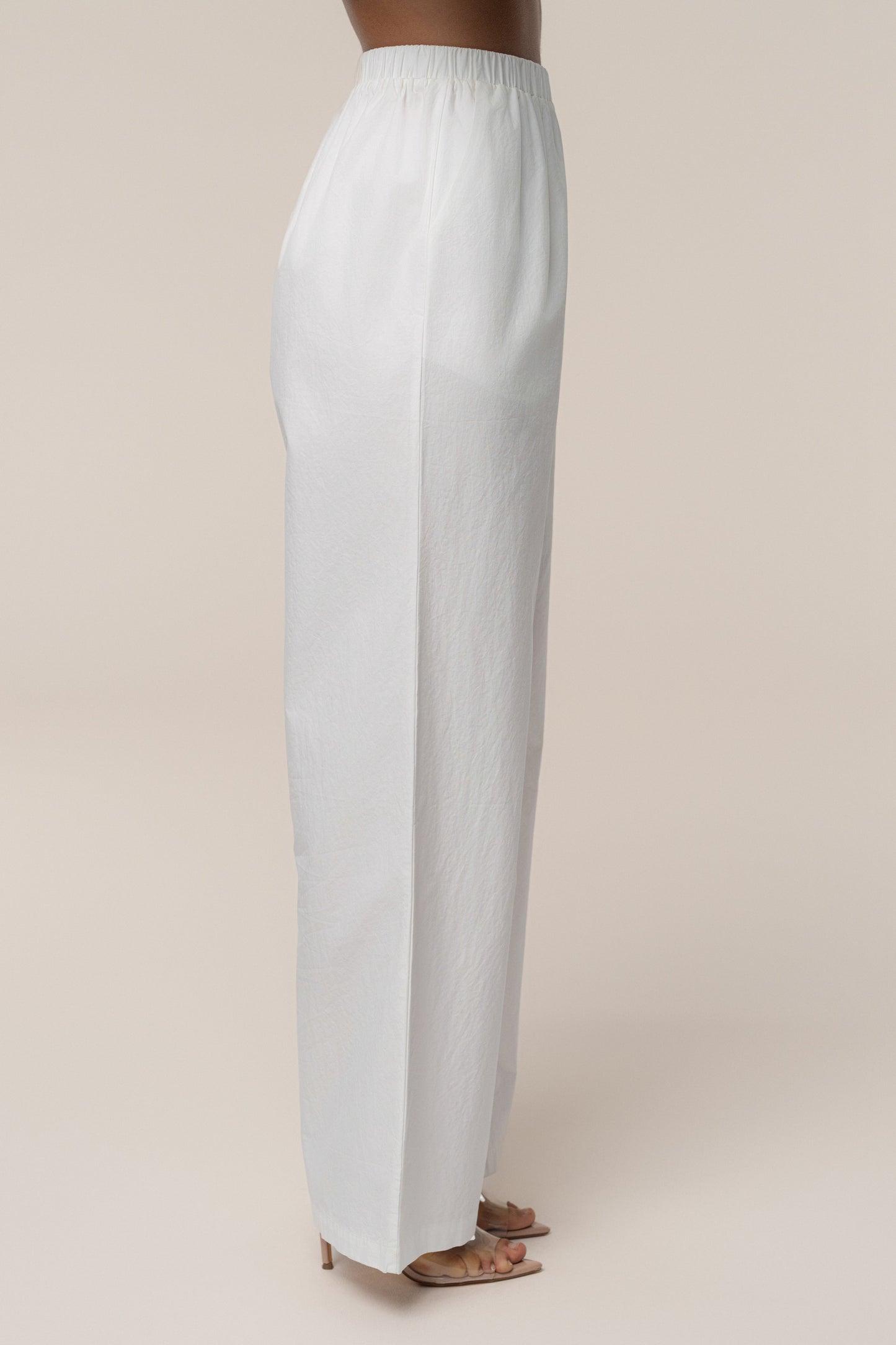 Ivory Leon Poplin Pant NEWFASHIONEDGE