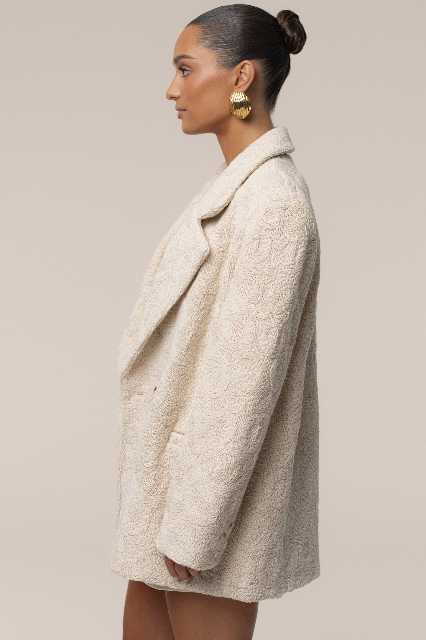 Ecru Avenue Oversize Blazer JLUXLABEL
