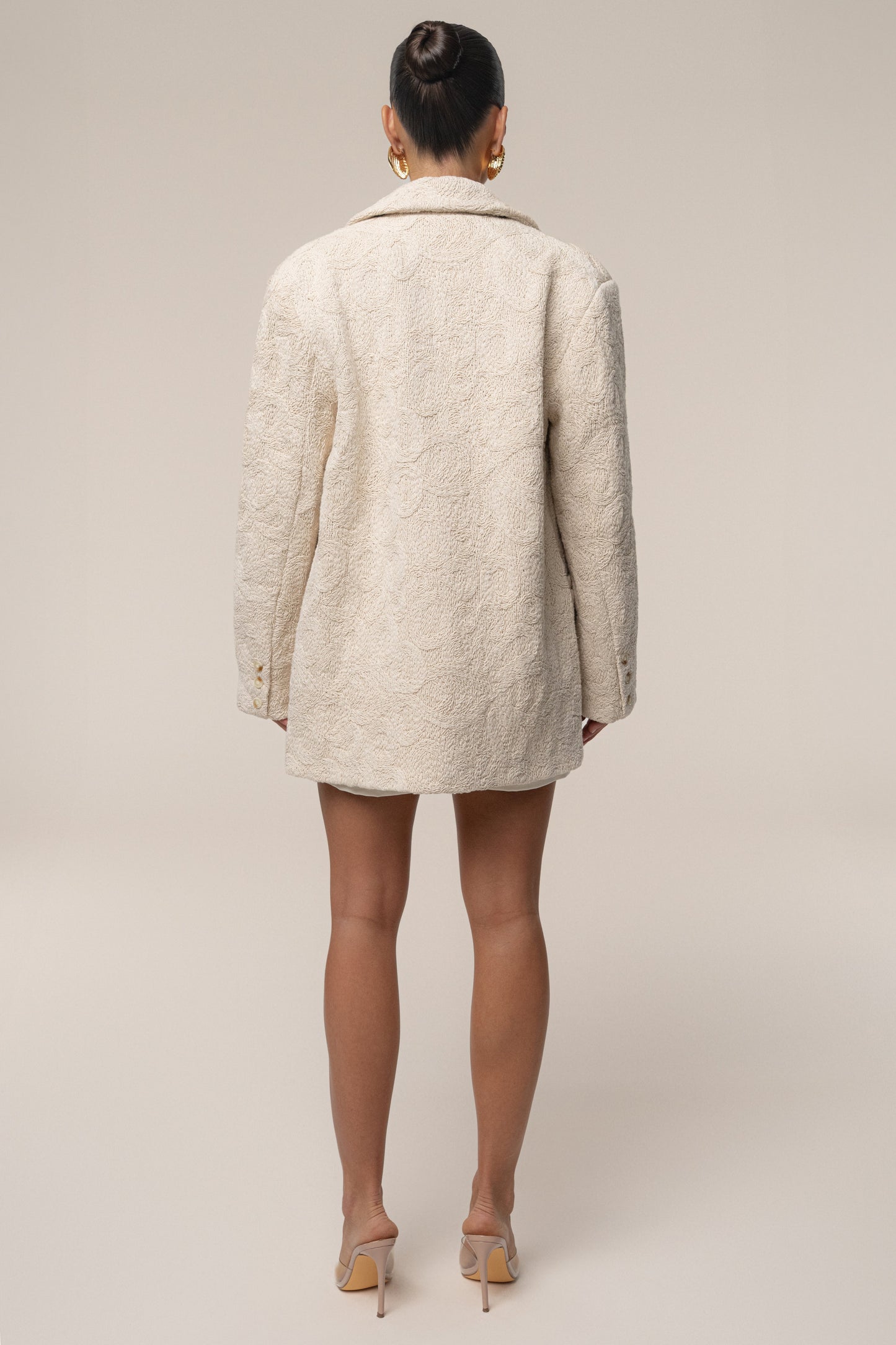 Ecru Avenue Oversize Blazer JLUXLABEL