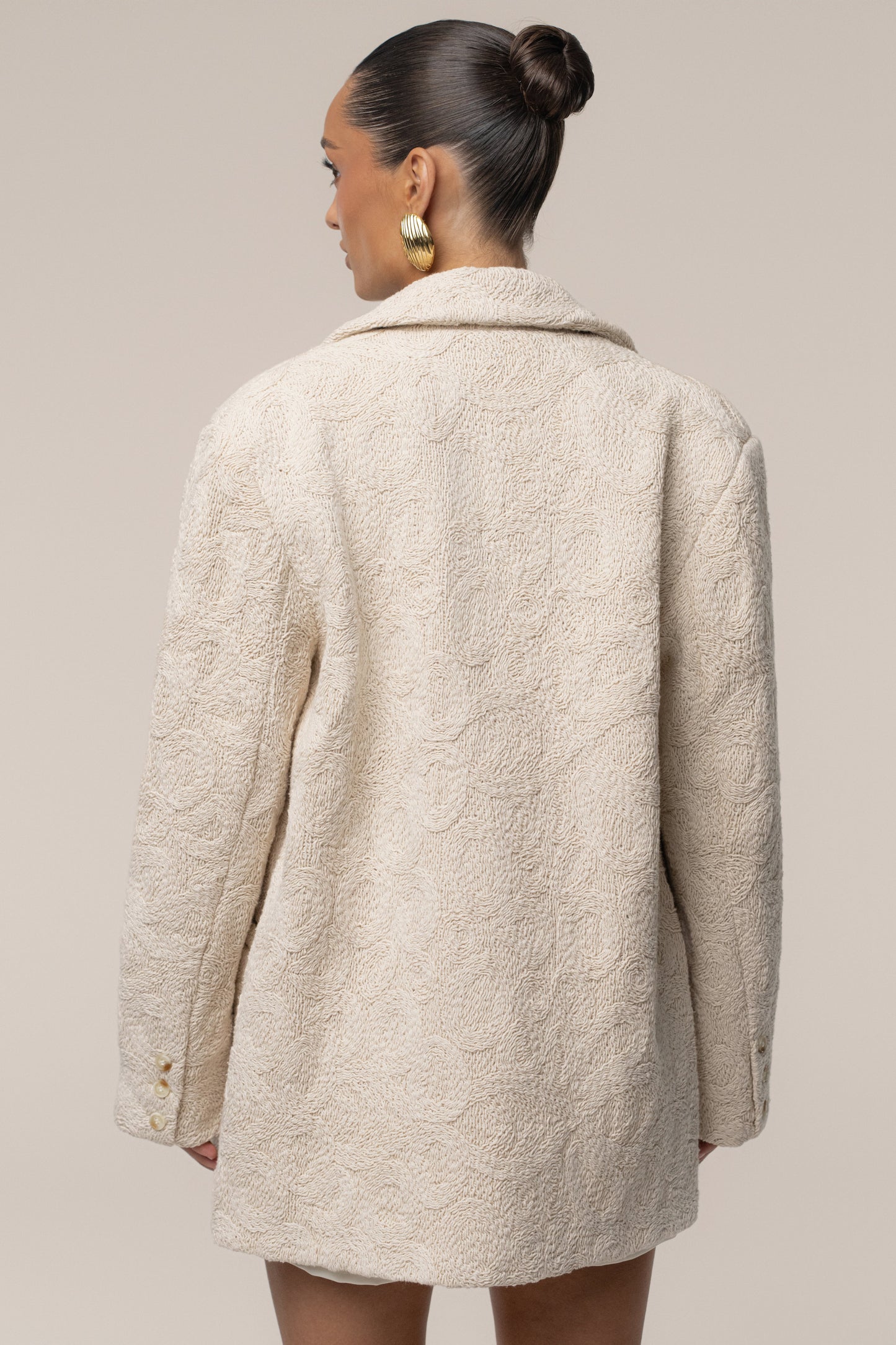 Ecru Avenue Oversize Blazer JLUXLABEL