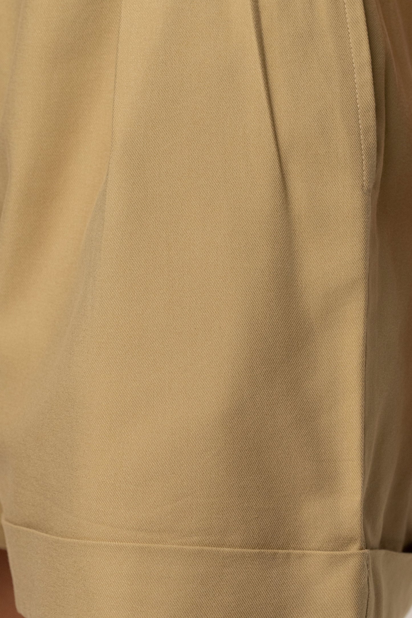 Tan Belted Cargo Shorts JLUXLABEL