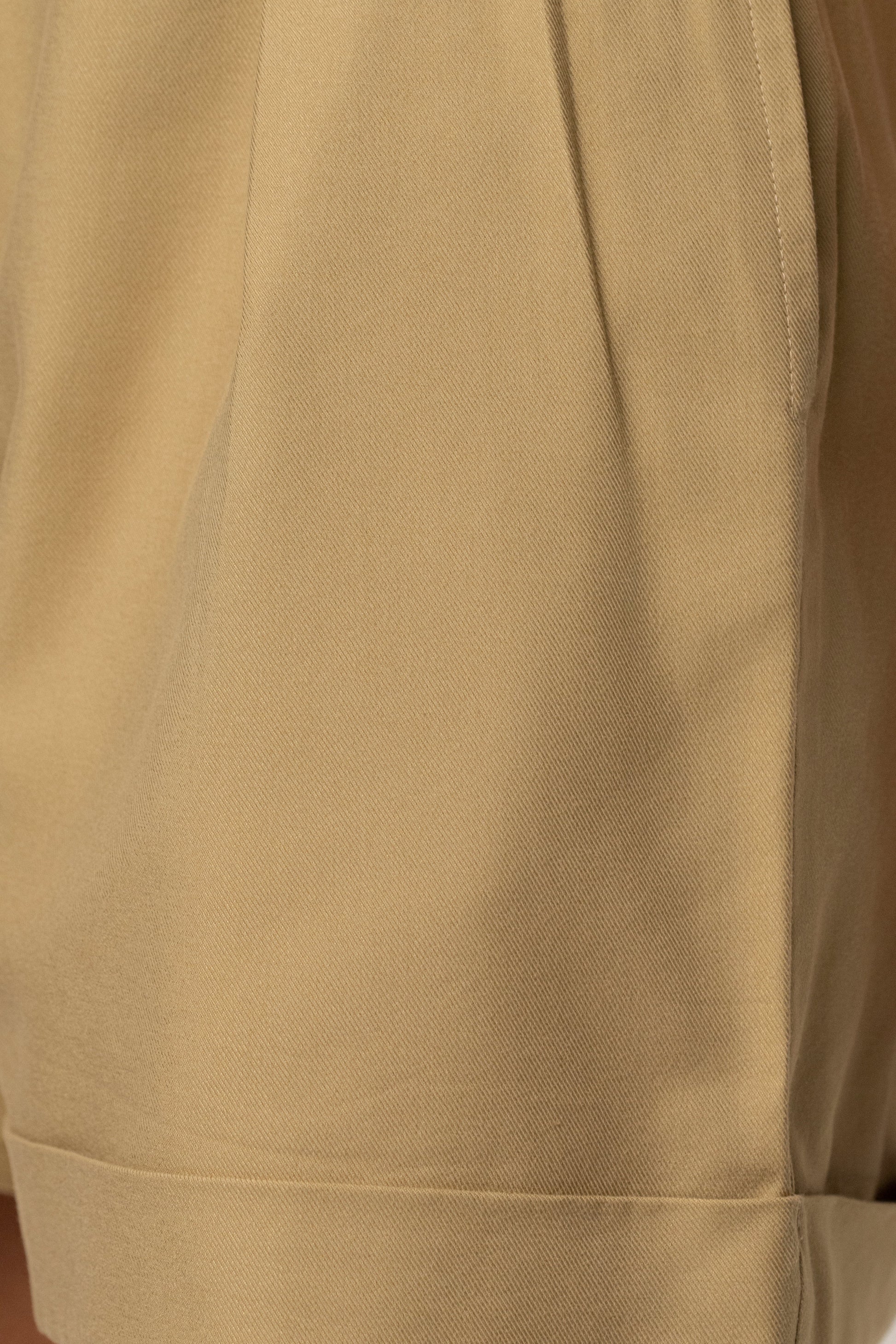 Tan Belted Cargo Shorts JLUXLABEL