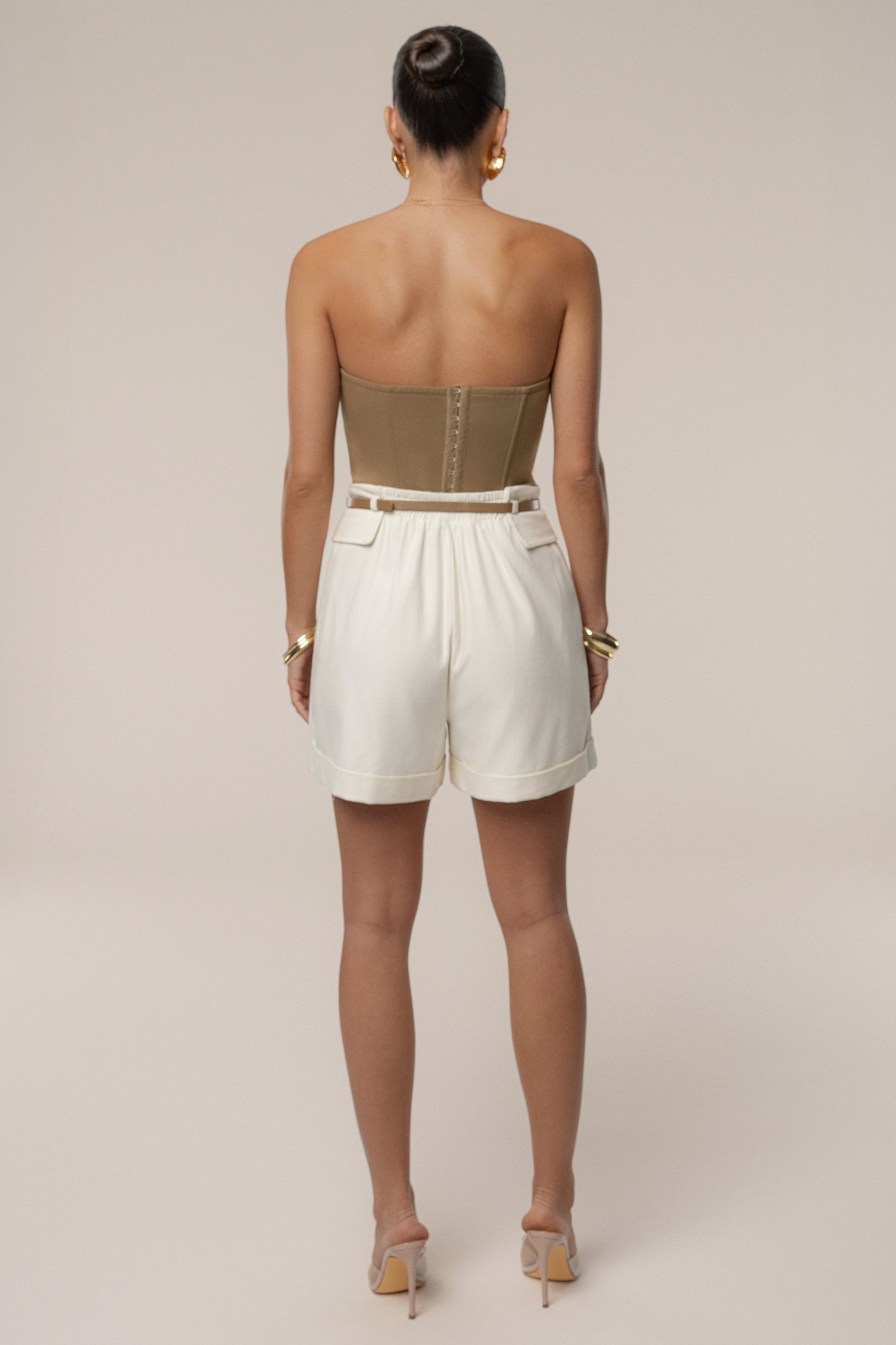 Tan Sunset Tides Corset JLUXLABEL