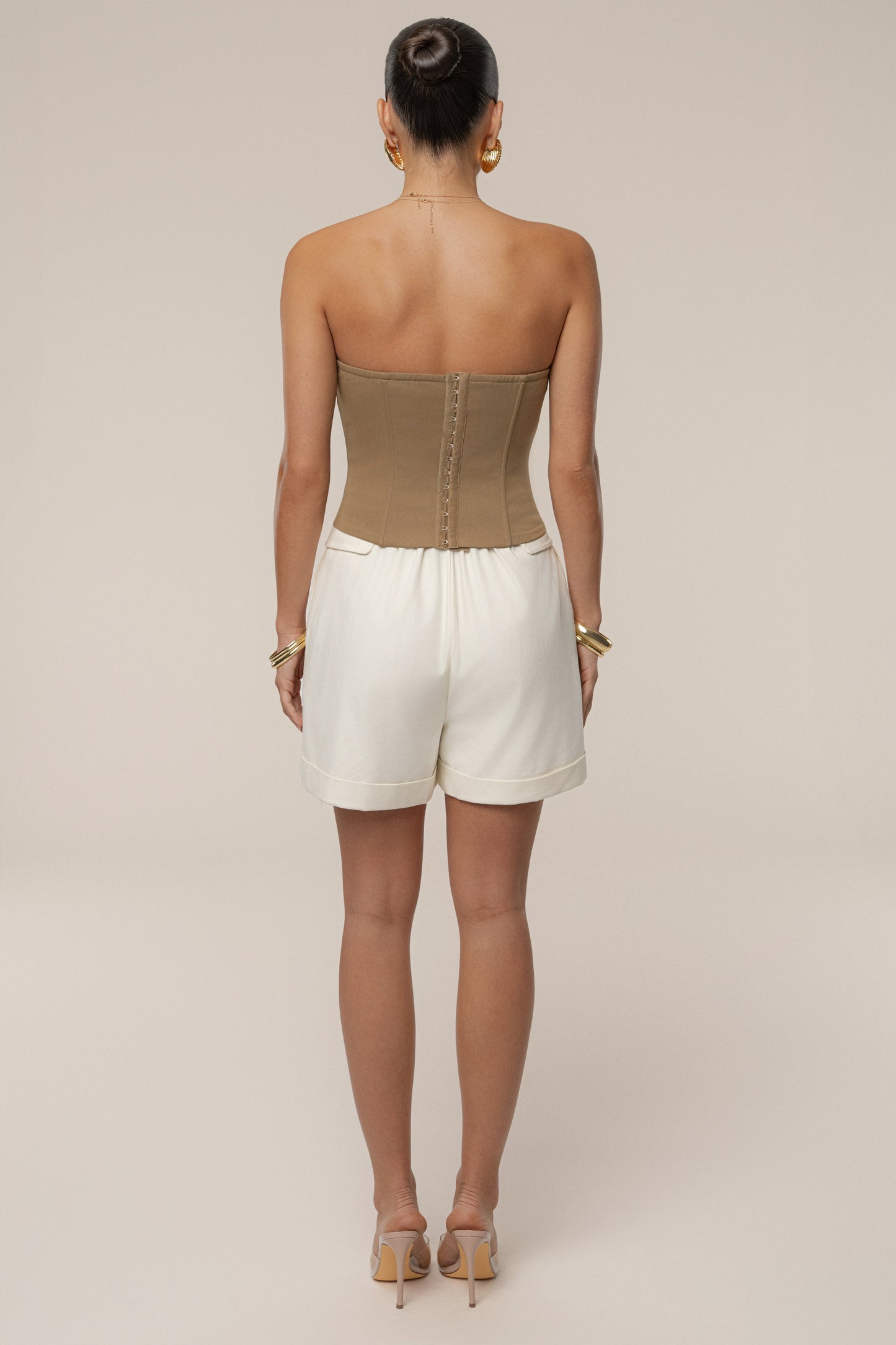Tan Sunset Tides Corset JLUXLABEL