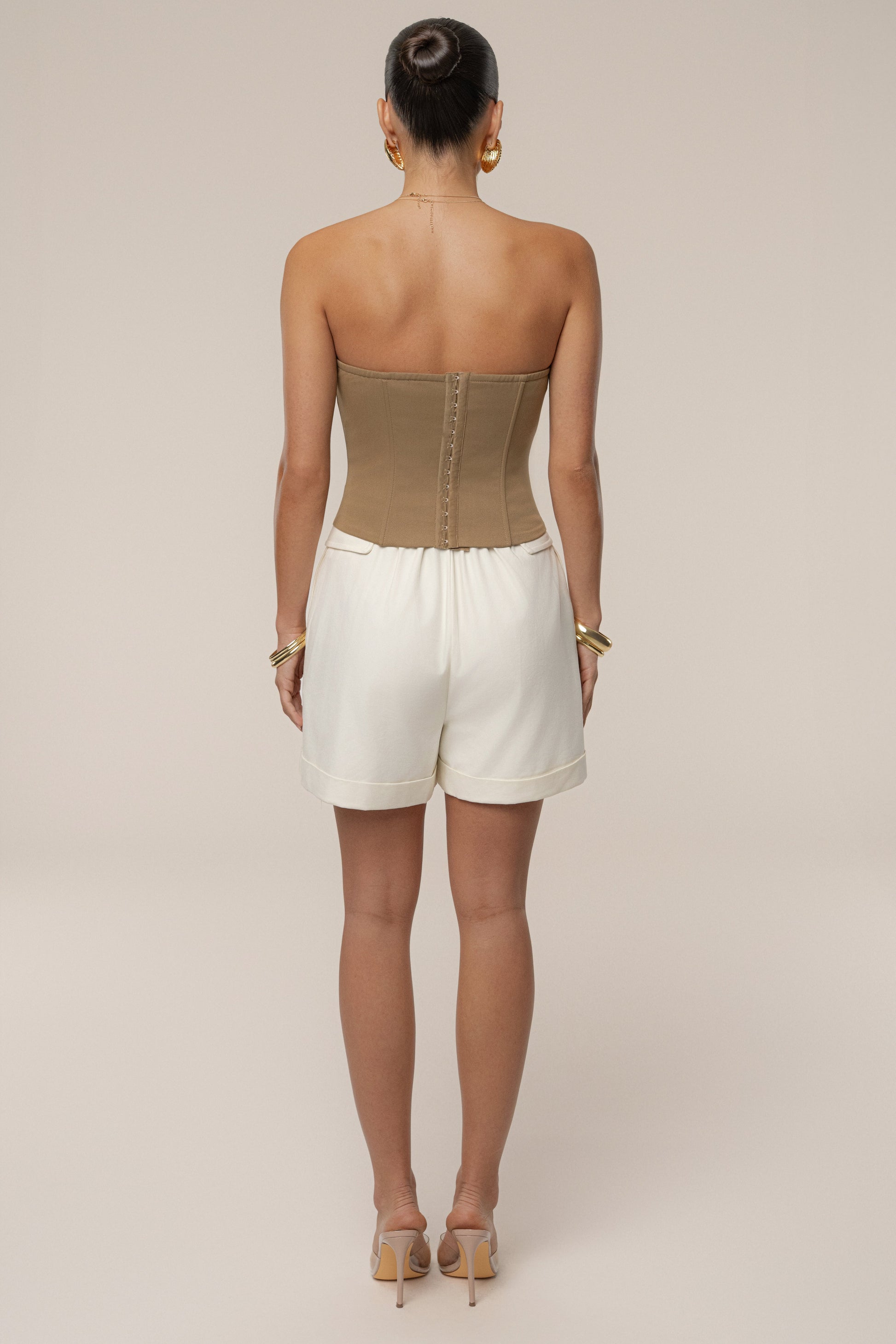 Tan Sunset Tides Corset JLUXLABEL