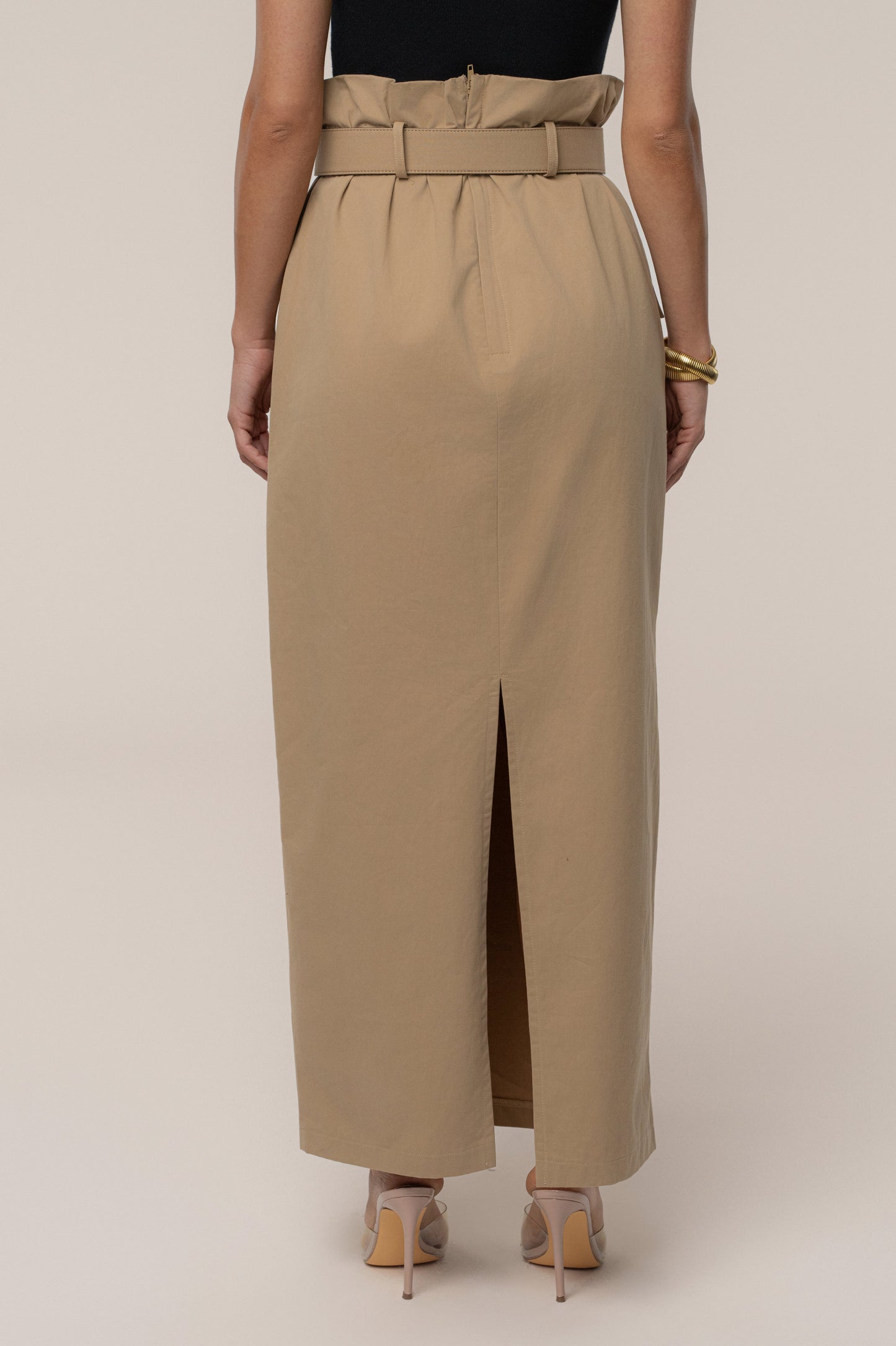 Khaki New Edge Cargo Skirt JLUXLABEL