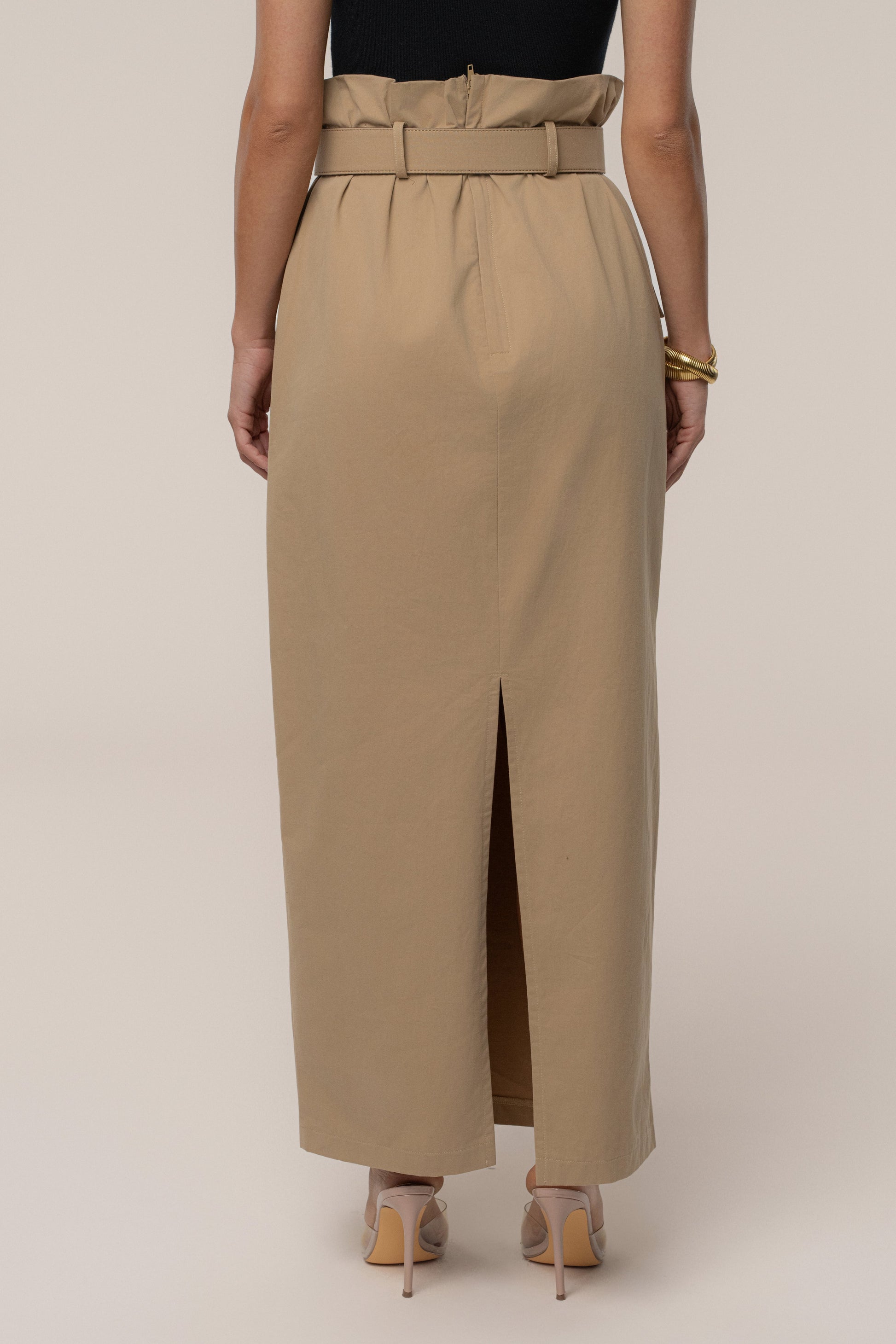 Khaki New Edge Cargo Skirt JLUXLABEL