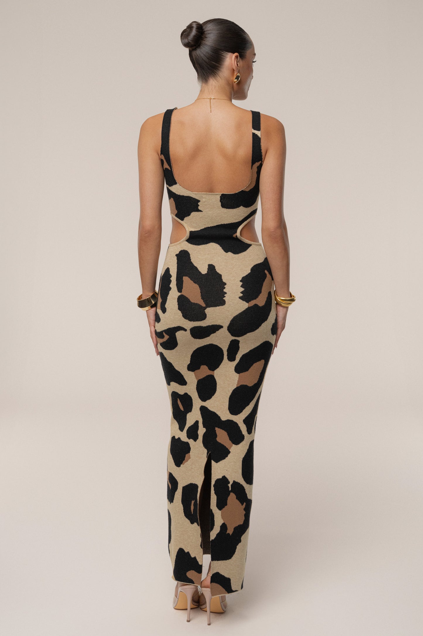 Leopard Zahara Print Maxi Dress JLUXLABEL