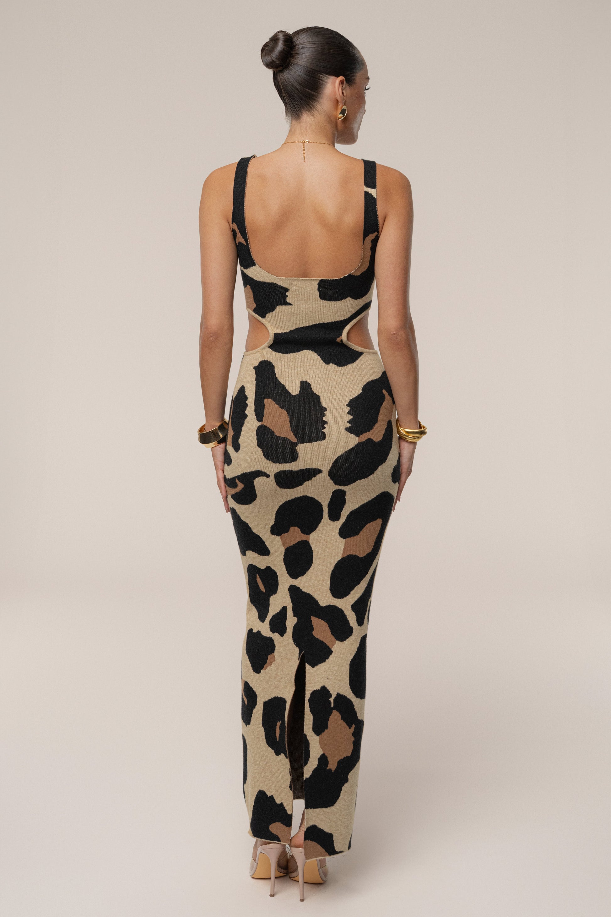 Leopard Zahara Print Maxi Dress JLUXLABEL