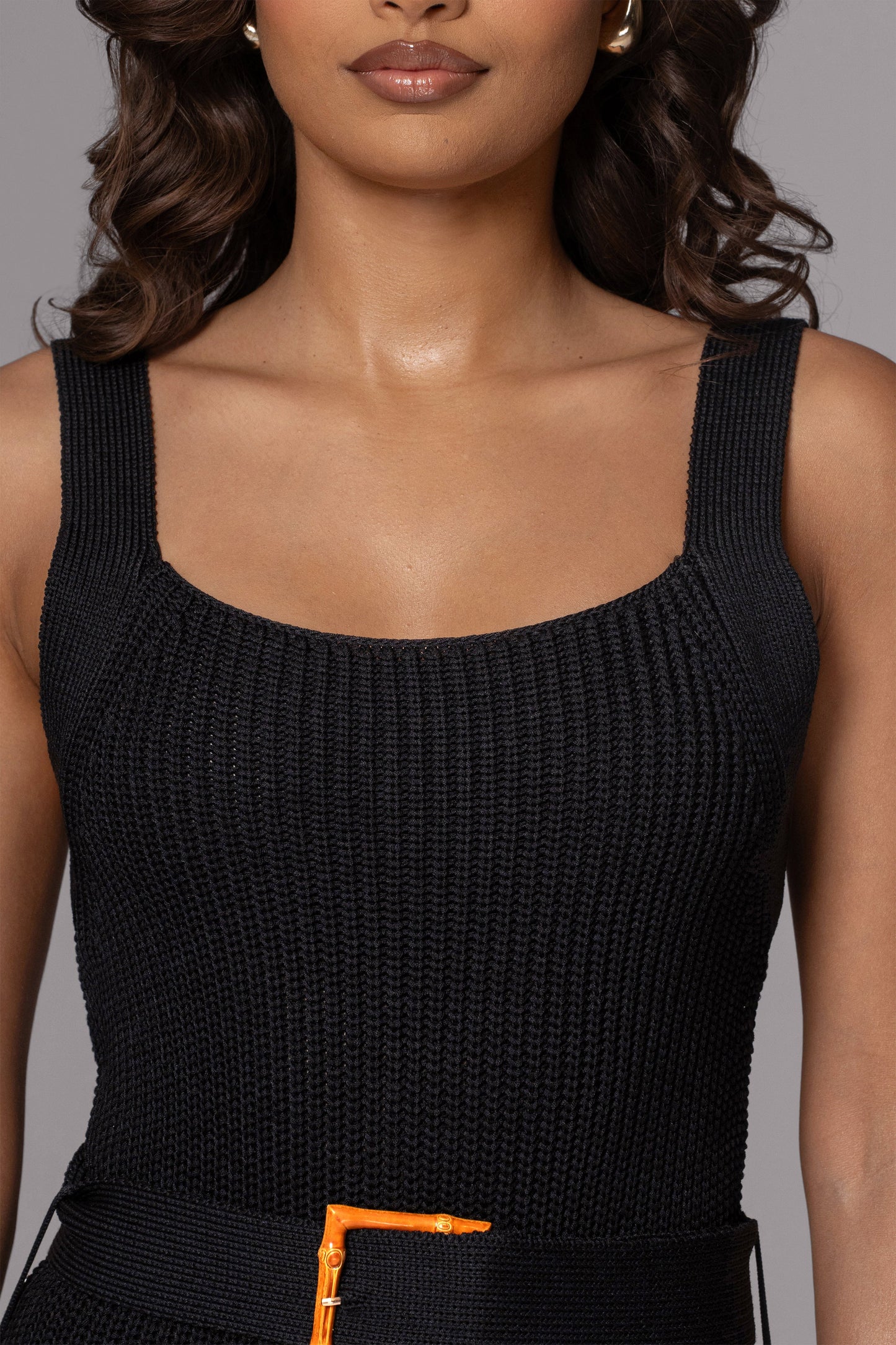 Black Moonrise Ribbed Maxi Dress JLUXLABEL