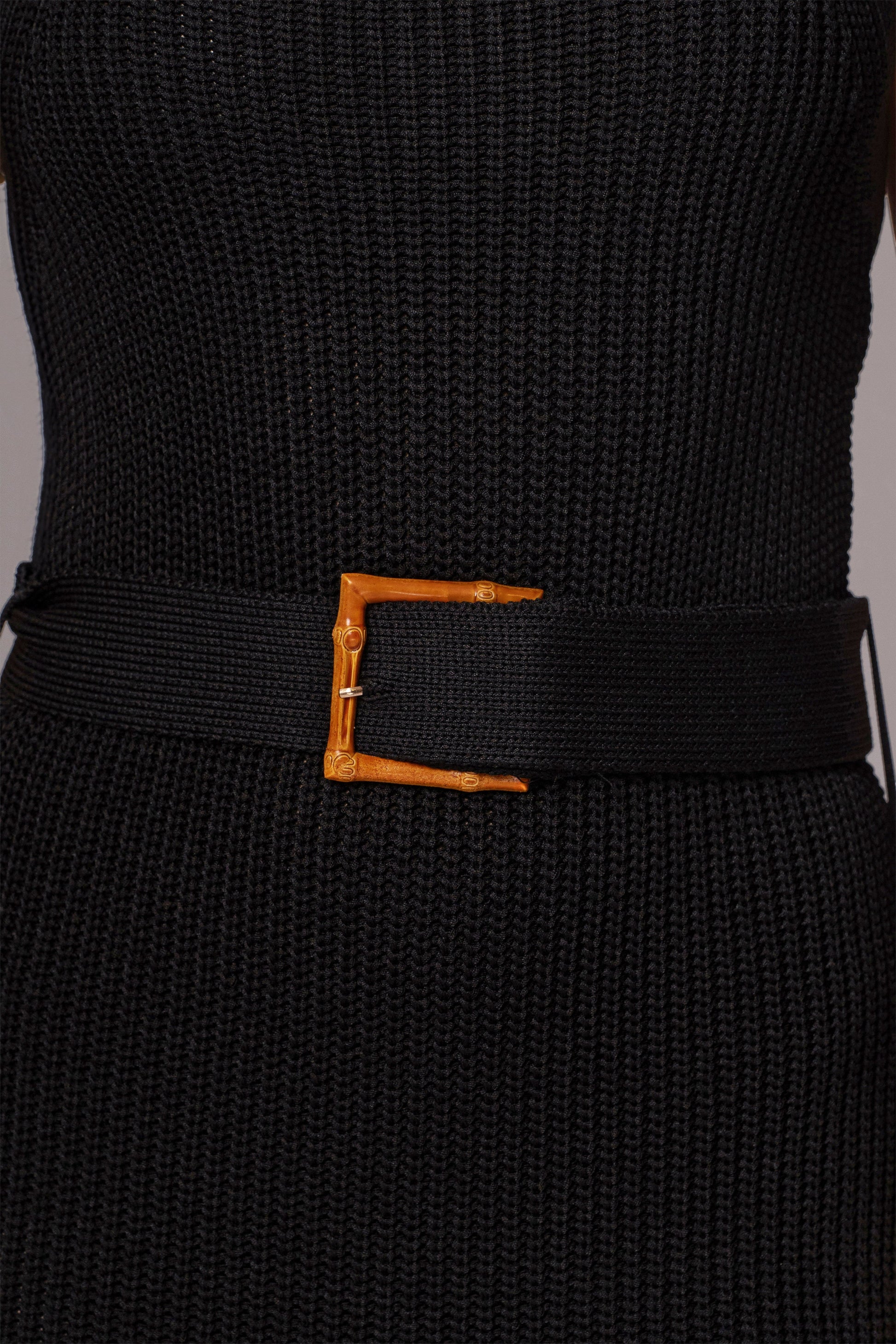 Black Moonrise Ribbed Maxi Dress JLUXLABEL
