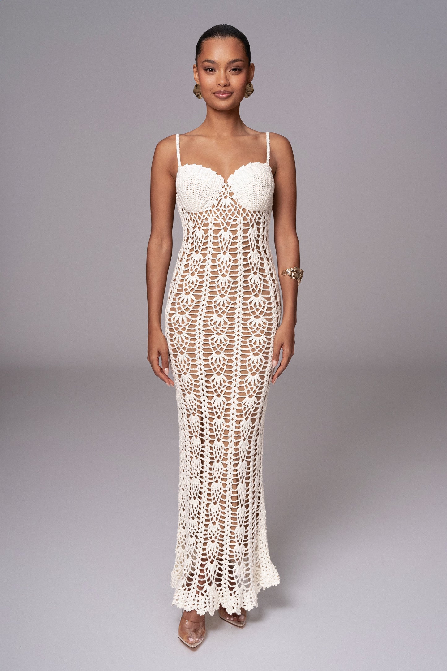 Ivory Odyssey Maxi Dress JLUXLABEL