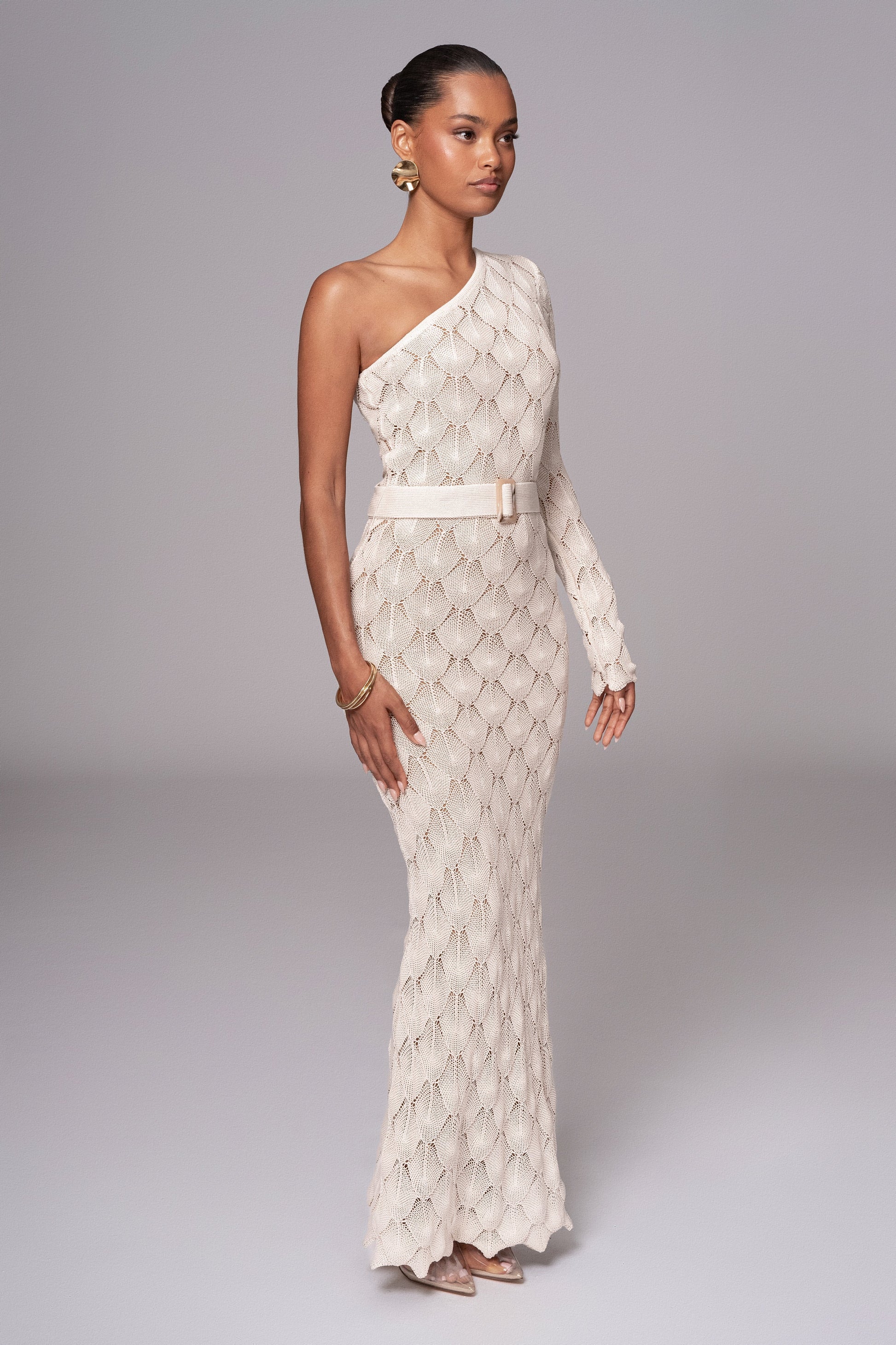 Stone La Costa One Shoulder Dress JLUXLABEL
