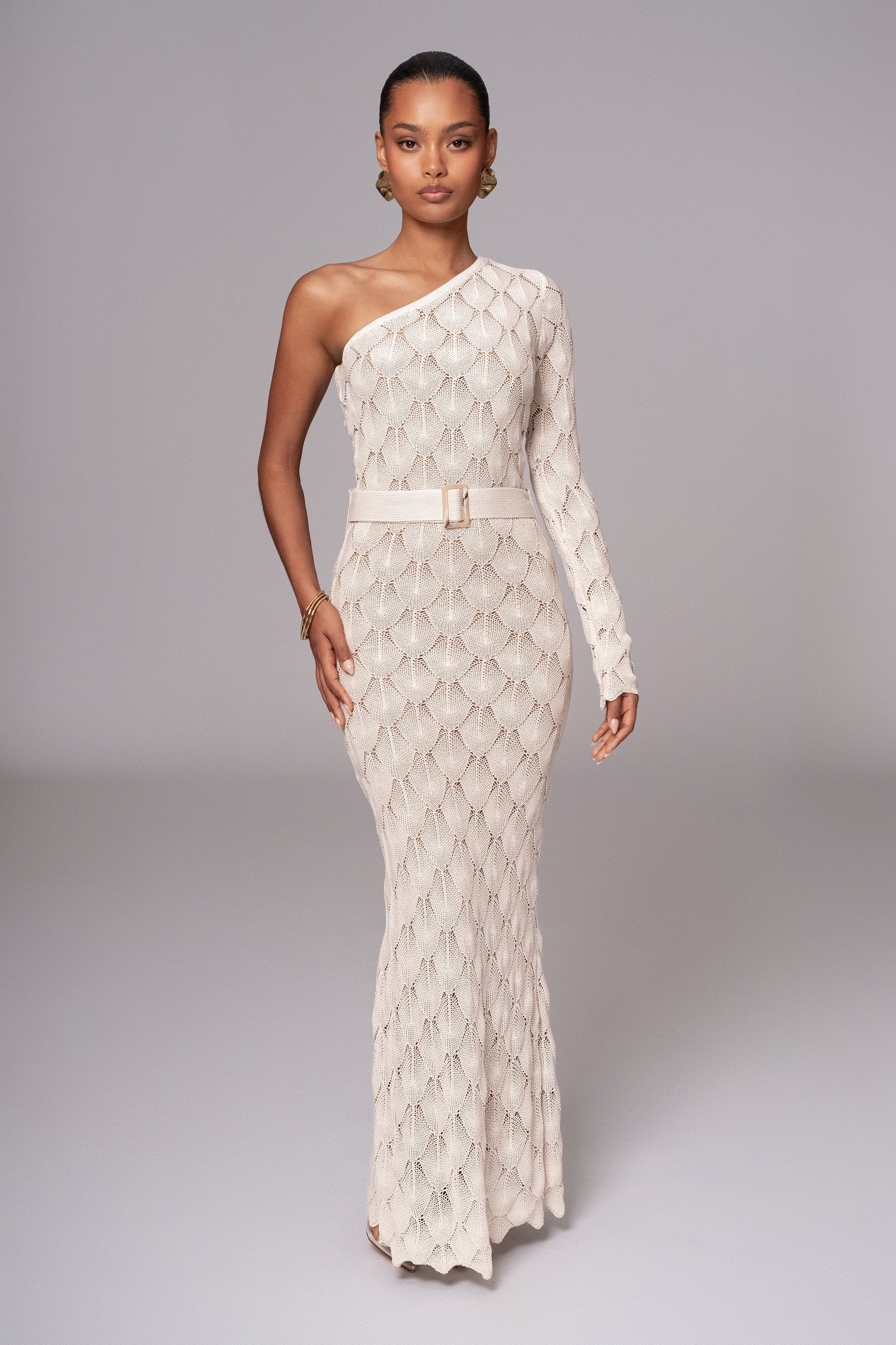 Stone La Costa One Shoulder Dress JLUXLABEL