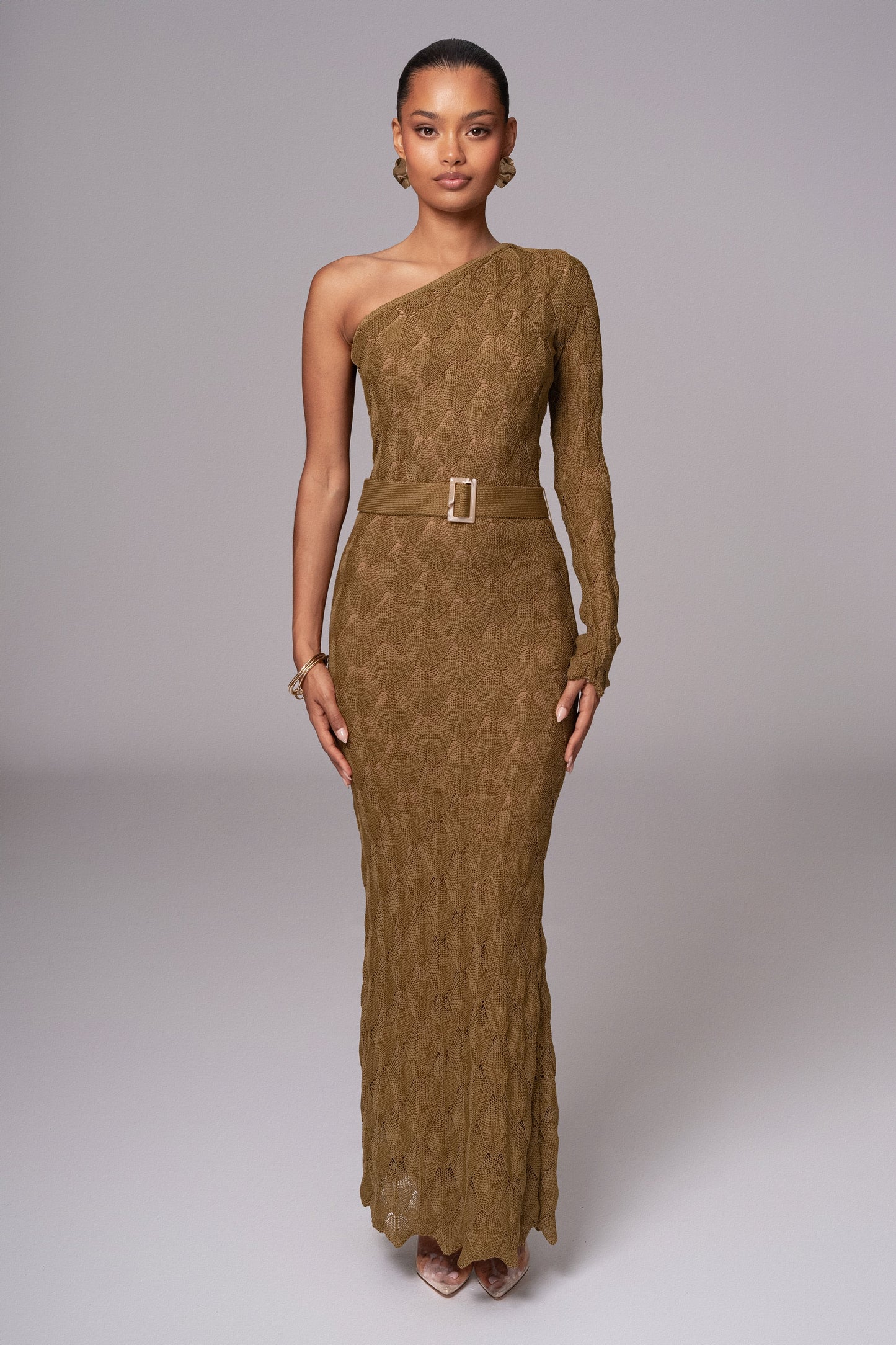 Olive La Costa One Shoulder Dress JLUXLABEL