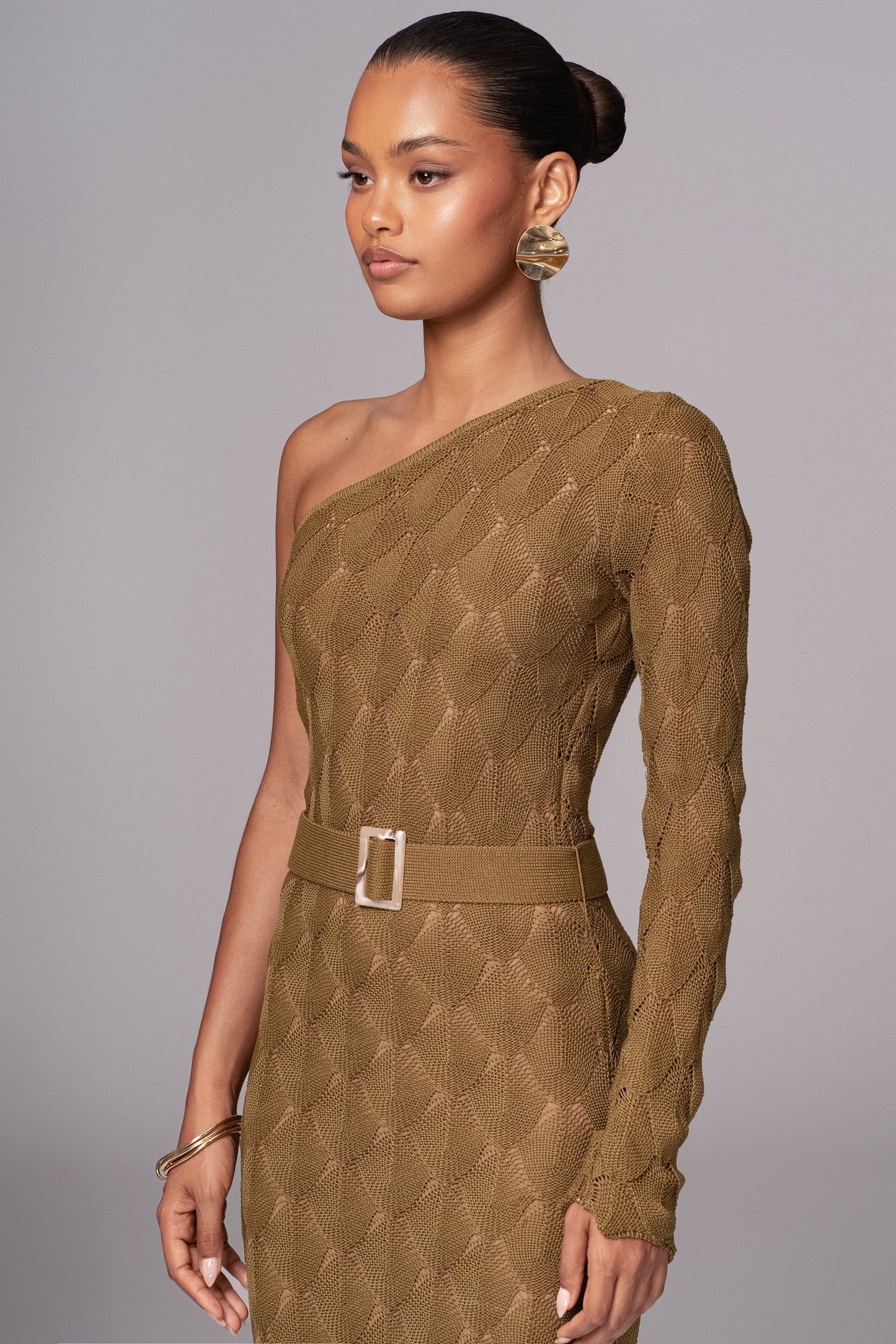 Olive La Costa One Shoulder Dress JLUXLABEL