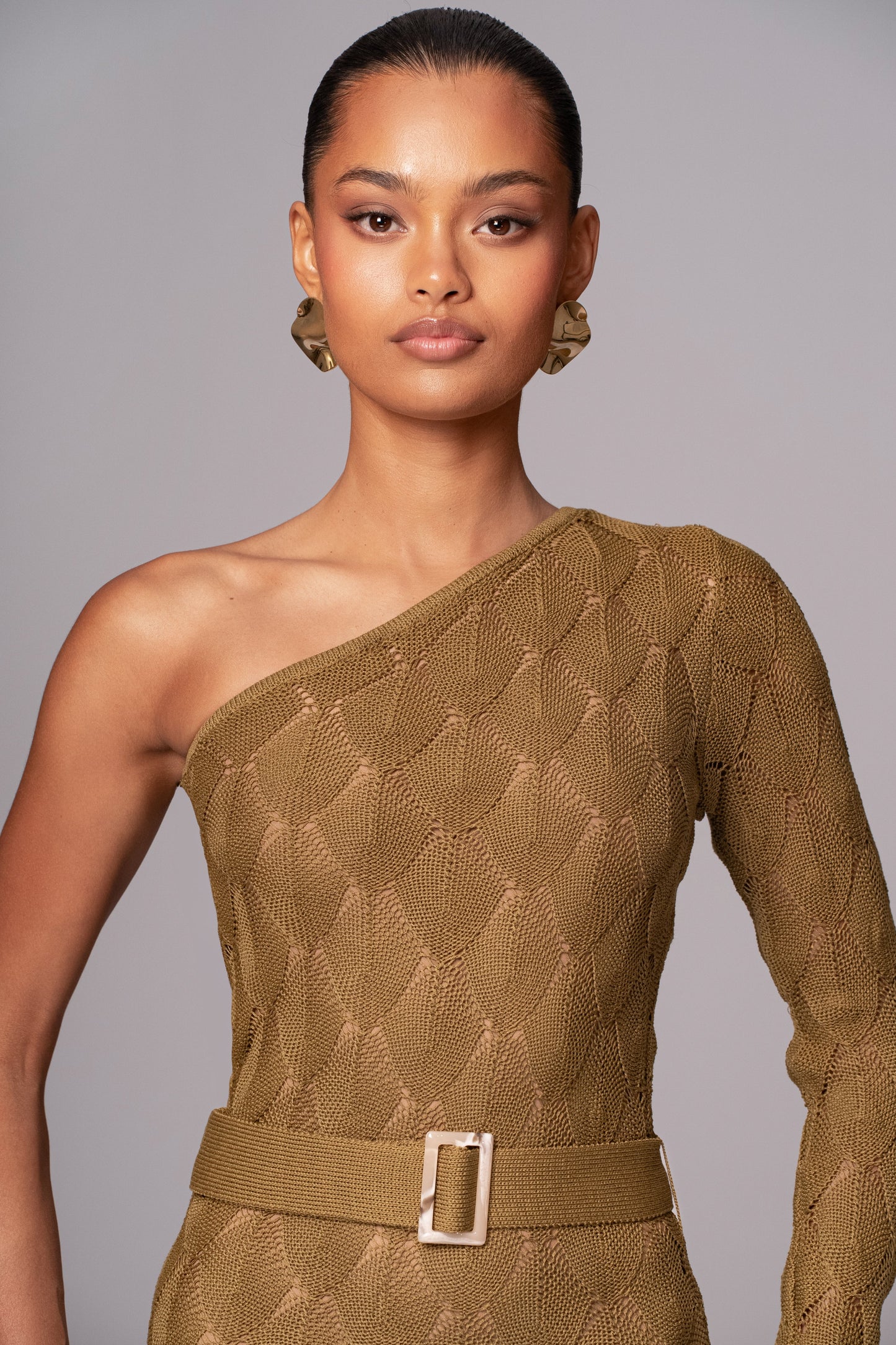 Olive La Costa One Shoulder Dress JLUXLABEL
