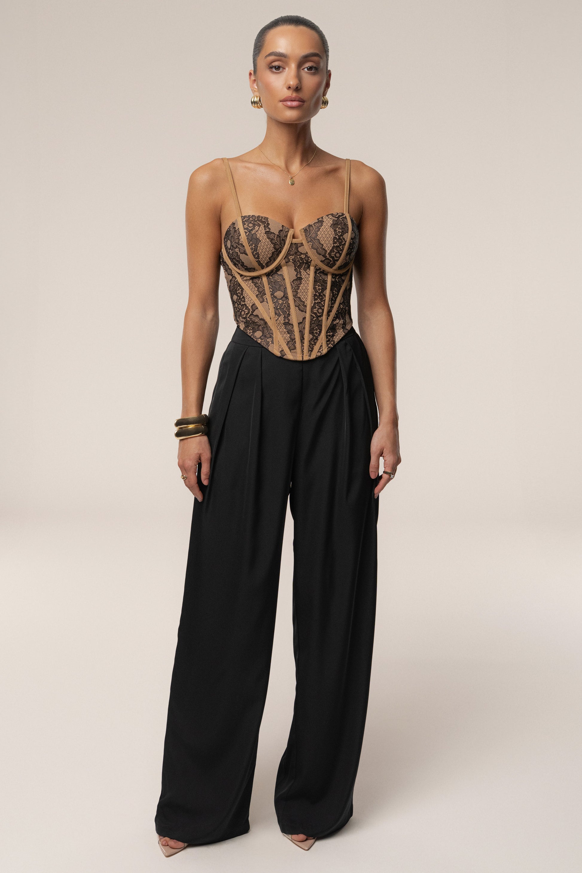 Black Desire Lace Corset JLUXLABEL