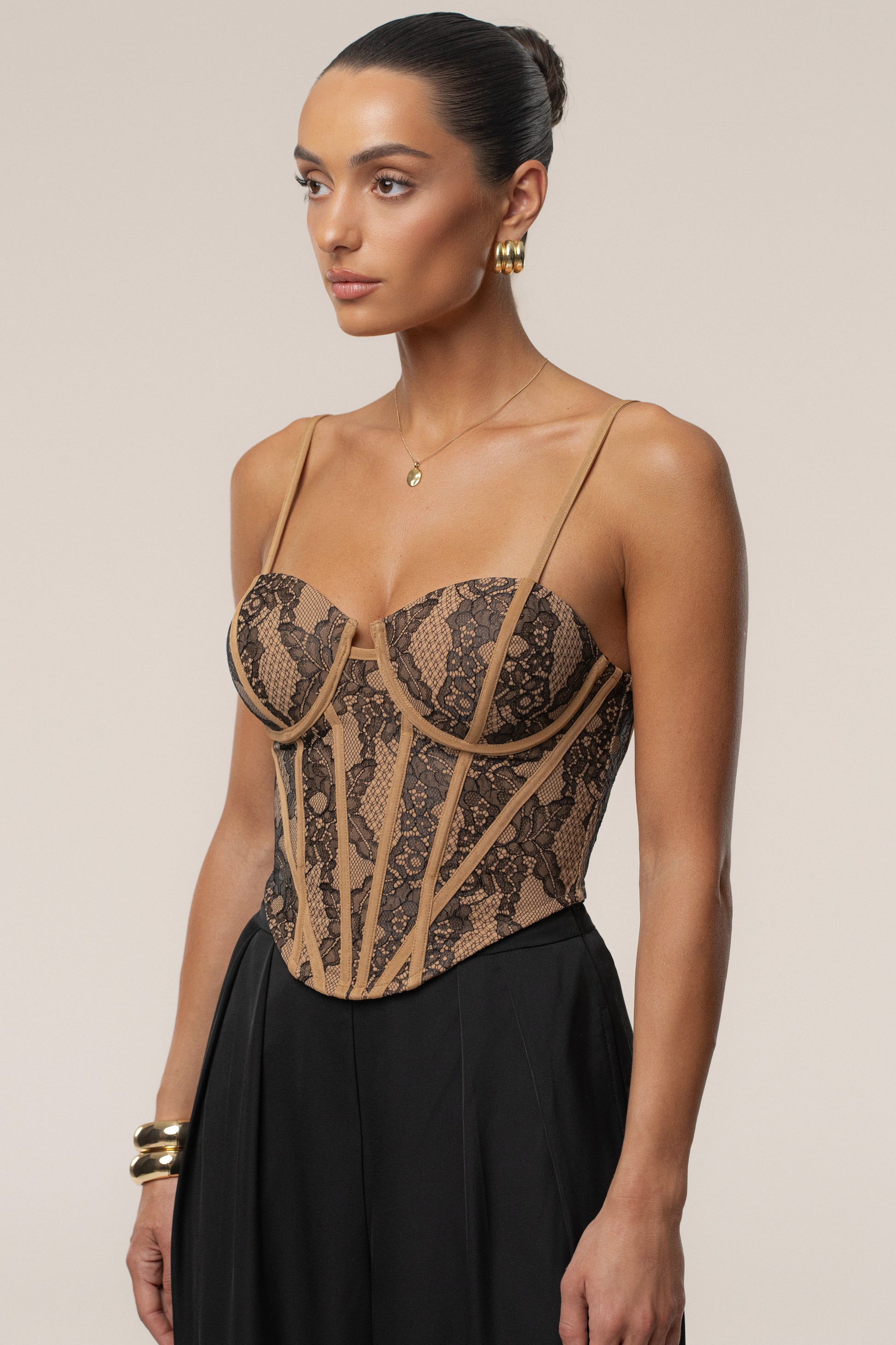 Black Desire Lace Corset JLUXLABEL