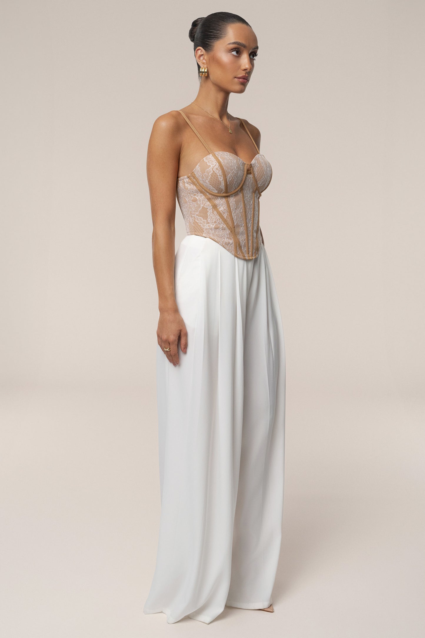 Ivory Desire Lace Corset JLUXLABEL