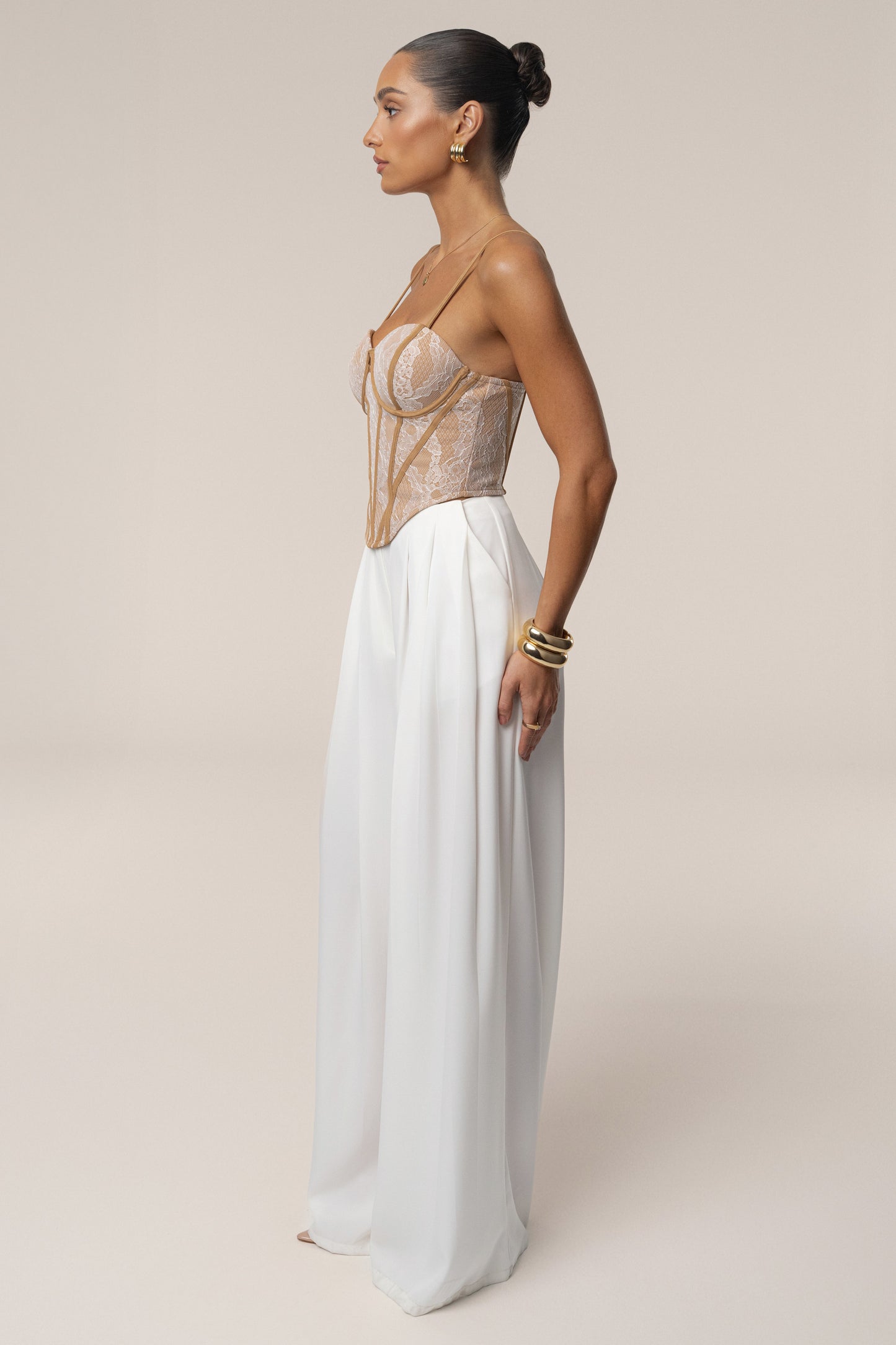 Ivory Desire Lace Corset JLUXLABEL
