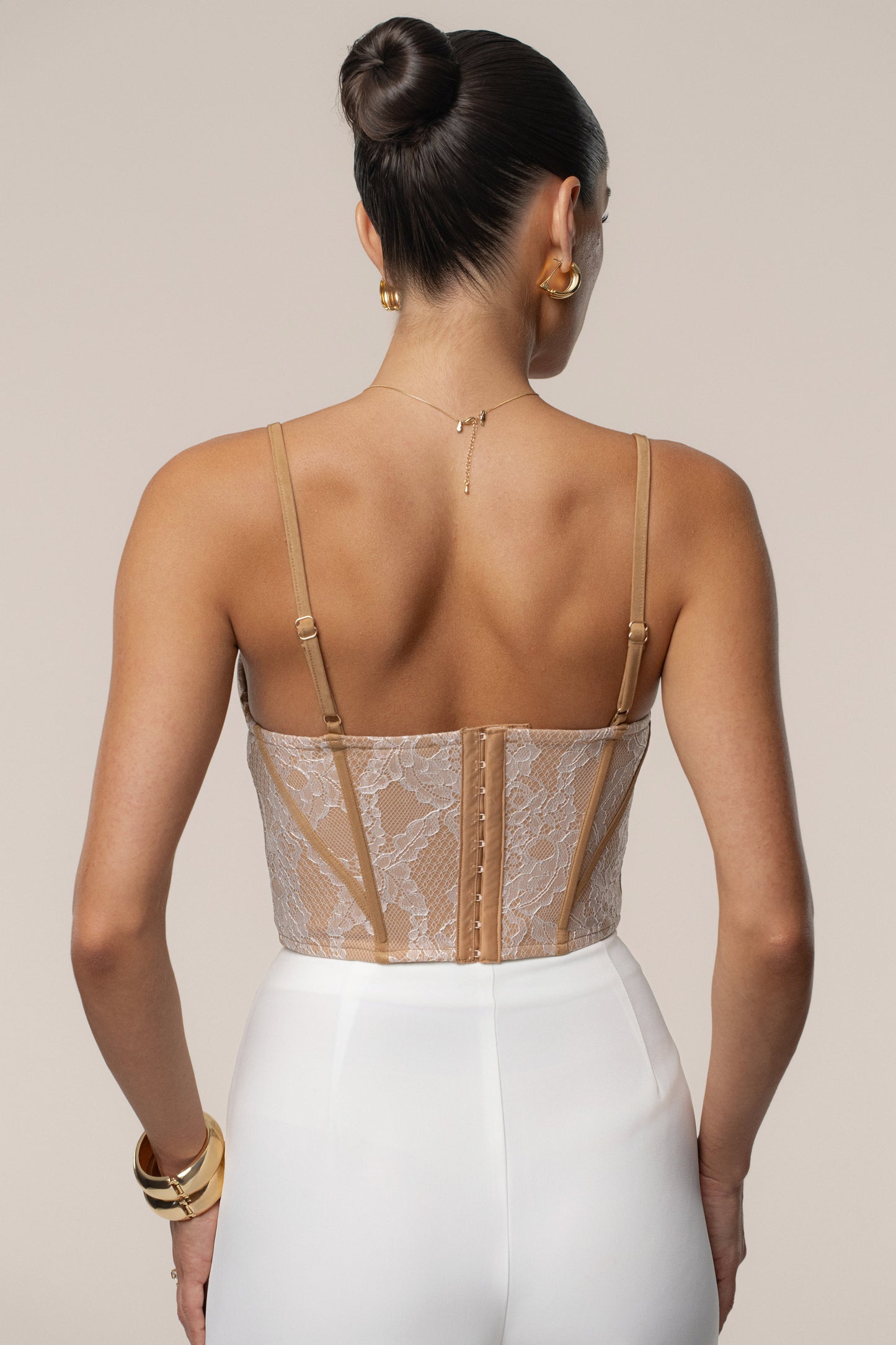 Ivory Desire Lace Corset JLUXLABEL