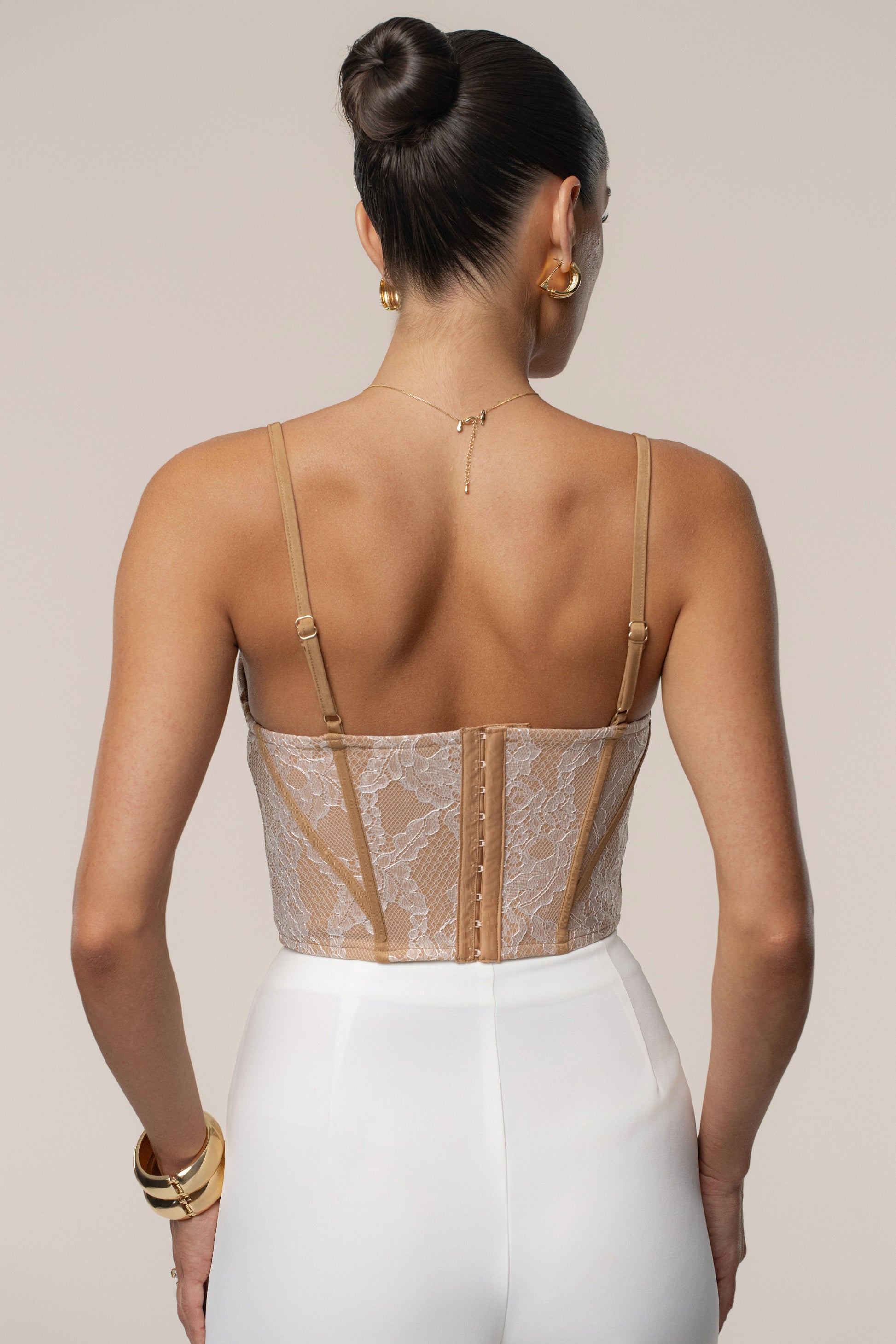 Ivory Desire Lace Corset JLUXLABEL